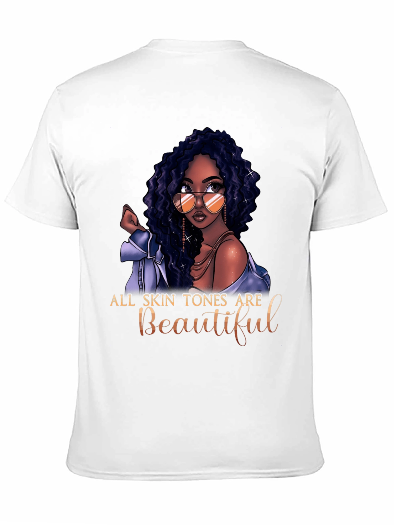 All Skin Tones Are Beautiful Graphic T-Shirt
