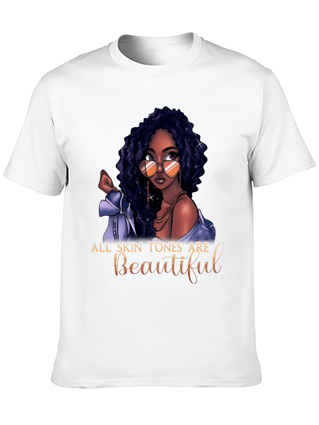 All Skin Tones Are Beautiful Graphic T-Shirt