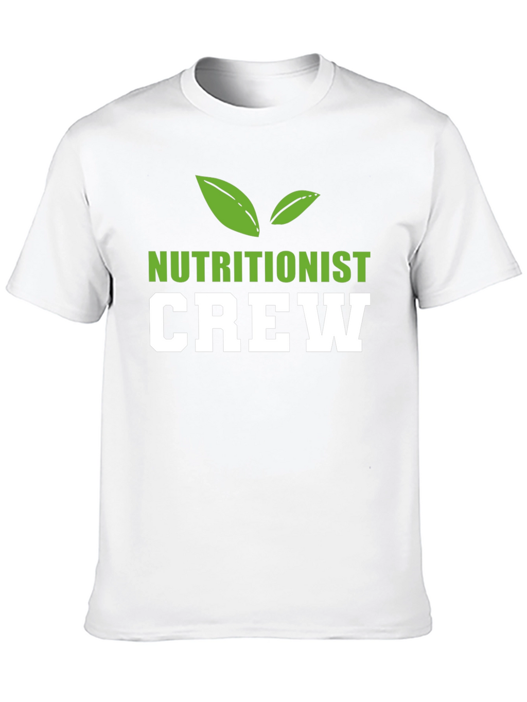 Nutritionist Crew T-Shirt Black Cotton Blend