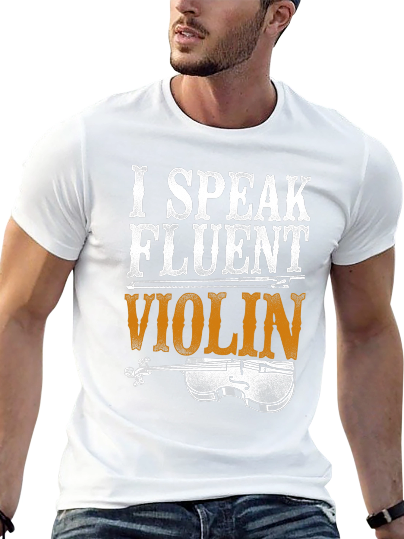 I Speak Fluent Violin Graphic T-Shirt