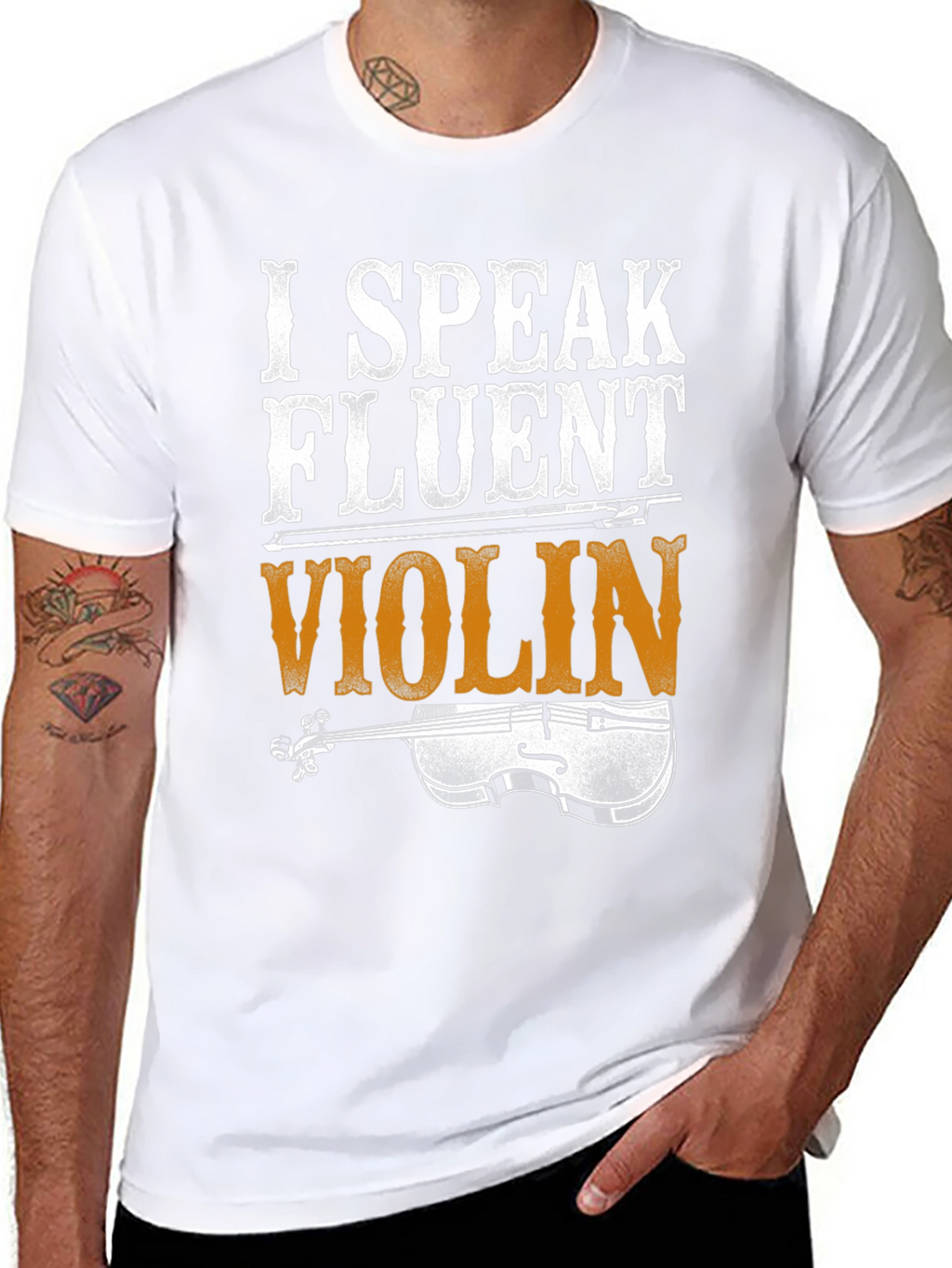 I Speak Fluent Violin Graphic T-Shirt
