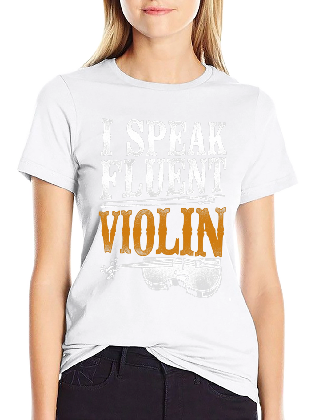I Speak Fluent Violin Graphic T-Shirt