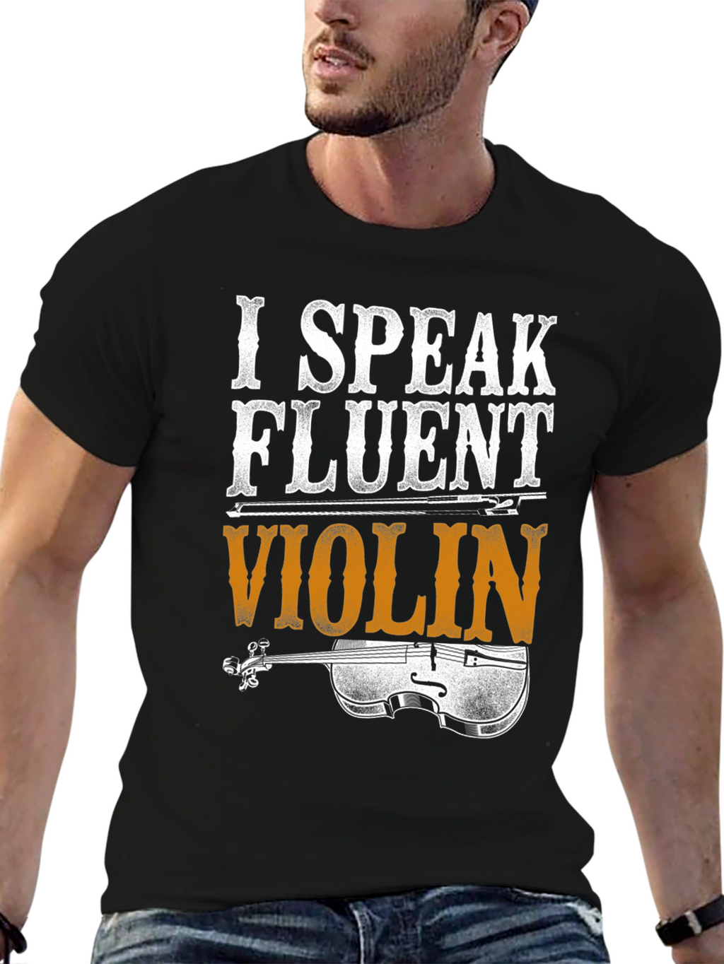 I Speak Fluent Violin Graphic T-Shirt