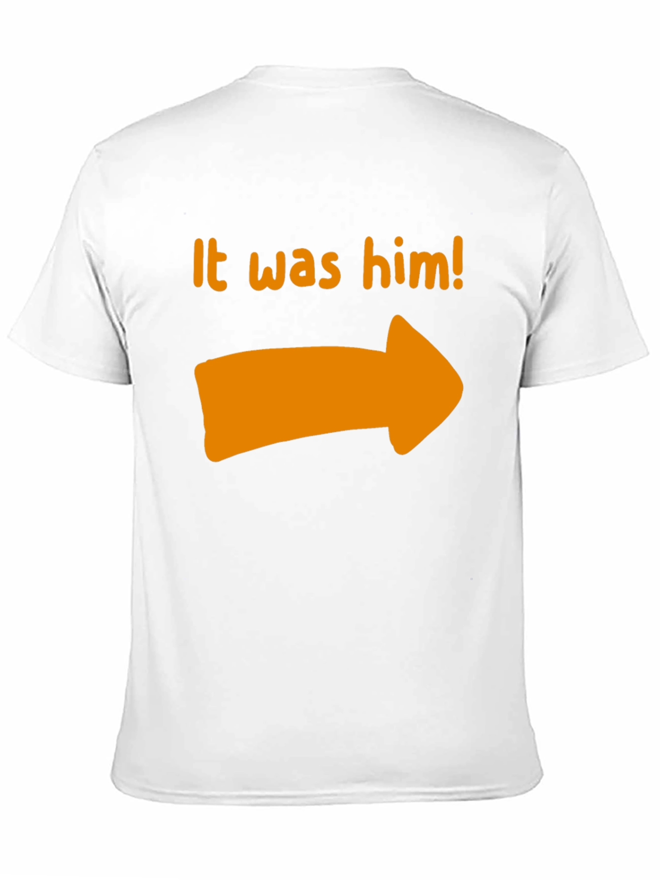 It Was Him T-Shirt - Novelty Pointing Tee