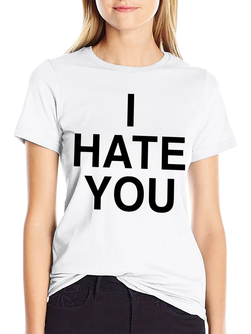I Hate You Graphic Tee - Bold Statement Shirt