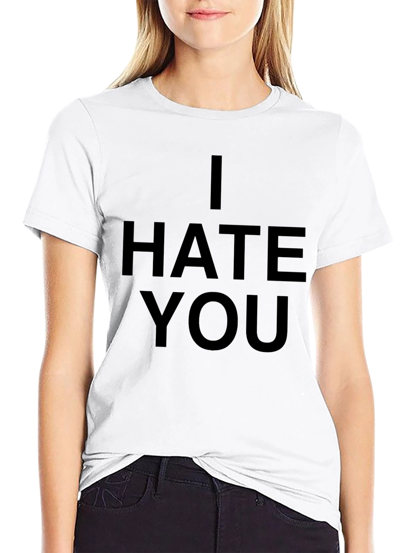 I Hate You Graphic Tee - Bold Statement Shirt