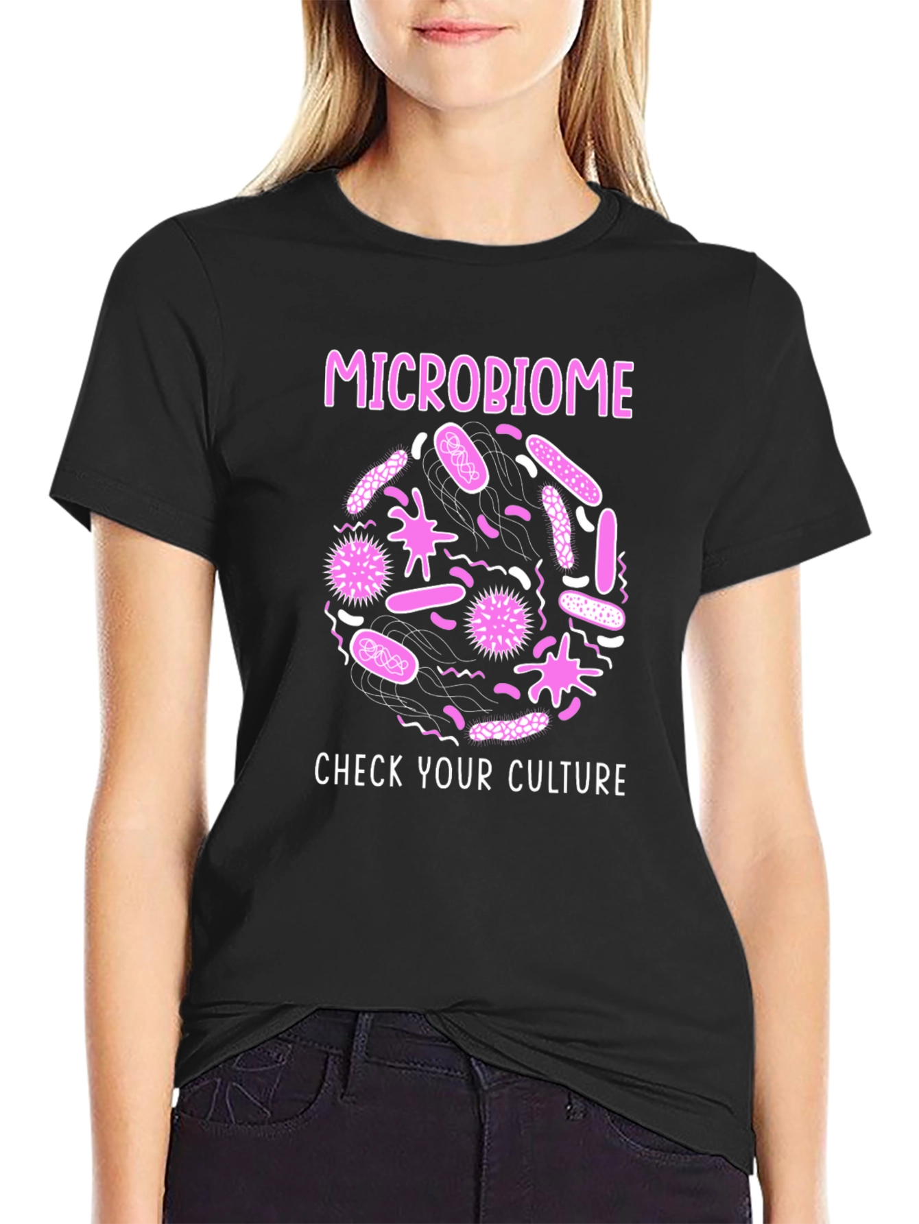 Microbiome Check Your Culture Graphic T-Shirt