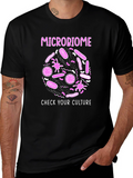 Microbiome Check Your Culture Graphic T-Shirt