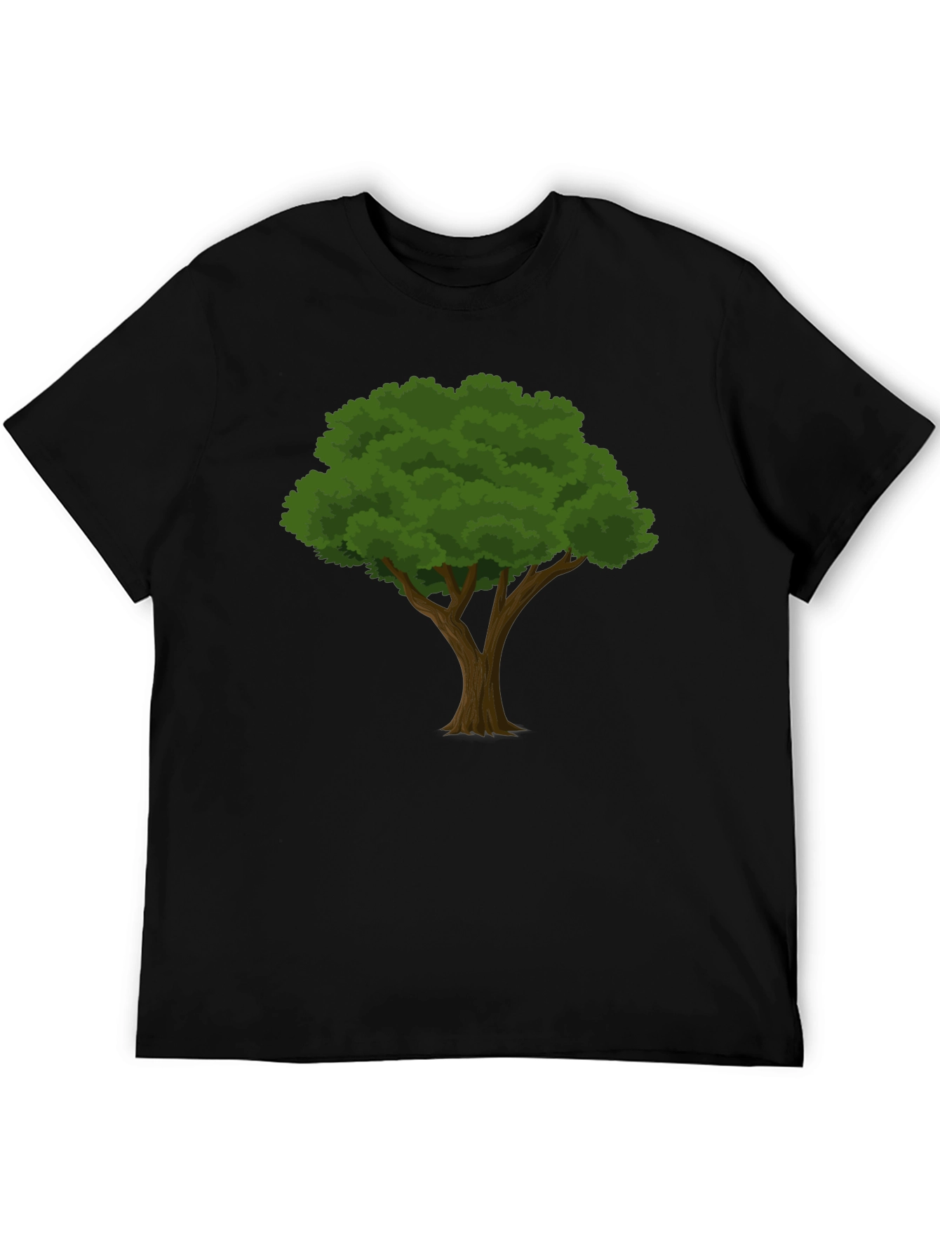 Black Tree Graphic Tee - Nature Inspired Design