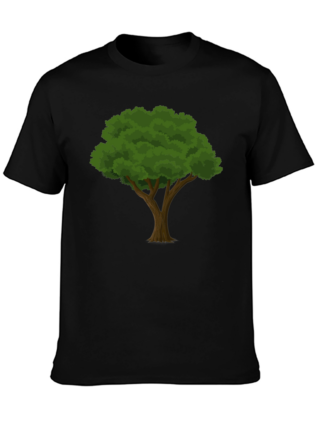 Black Tree Graphic Tee - Nature Inspired Design