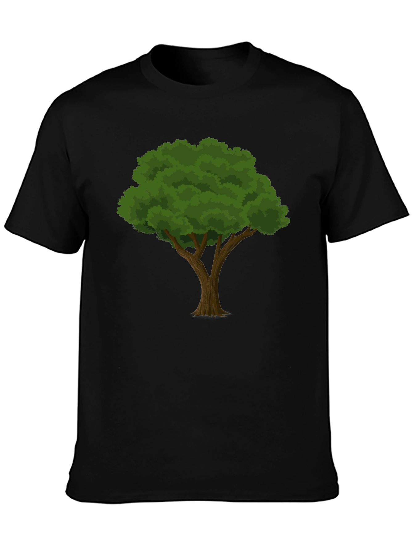 Black Tree Graphic Tee - Nature Inspired Design