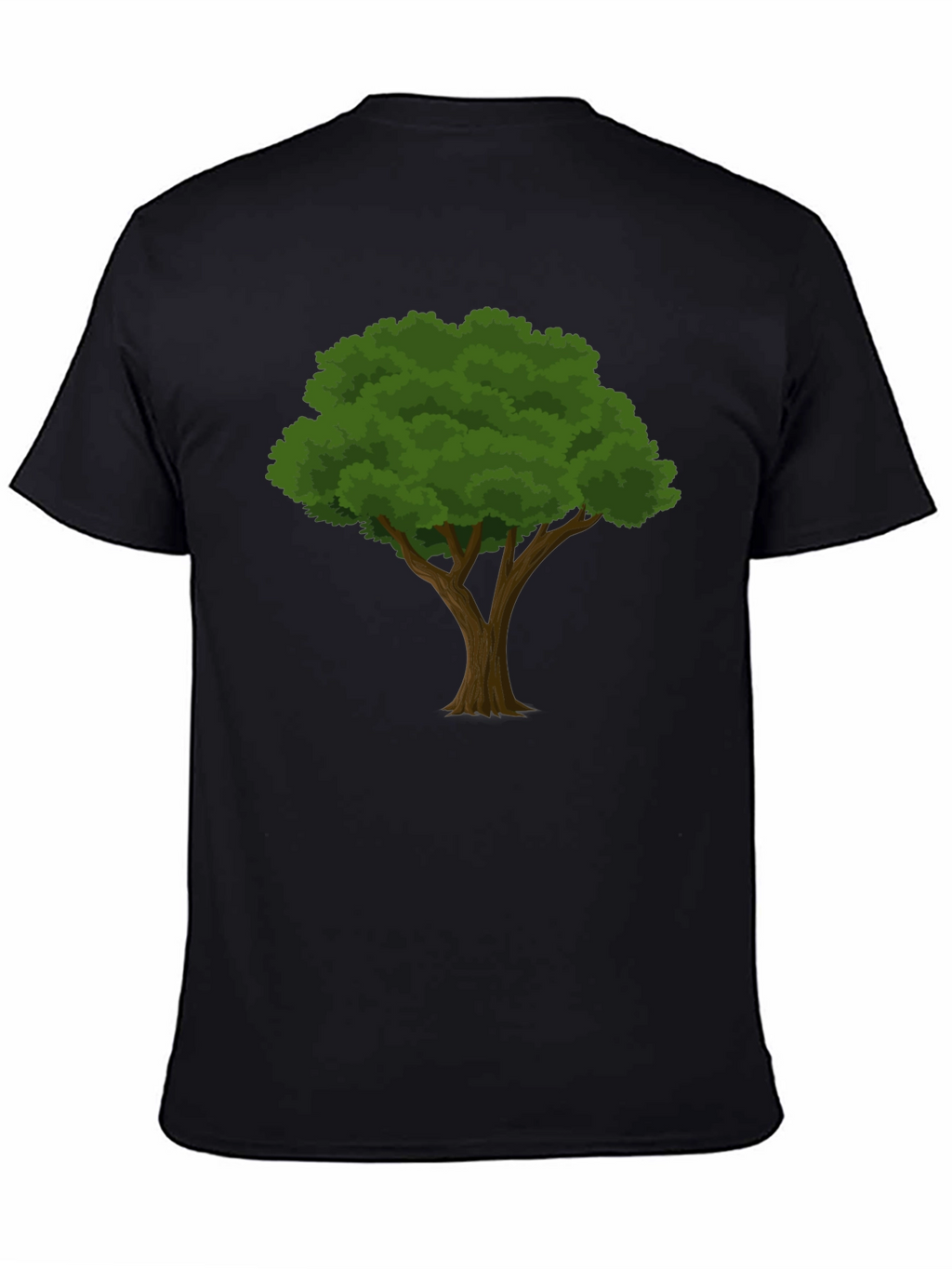 Black Tree Graphic Tee - Nature Inspired Design