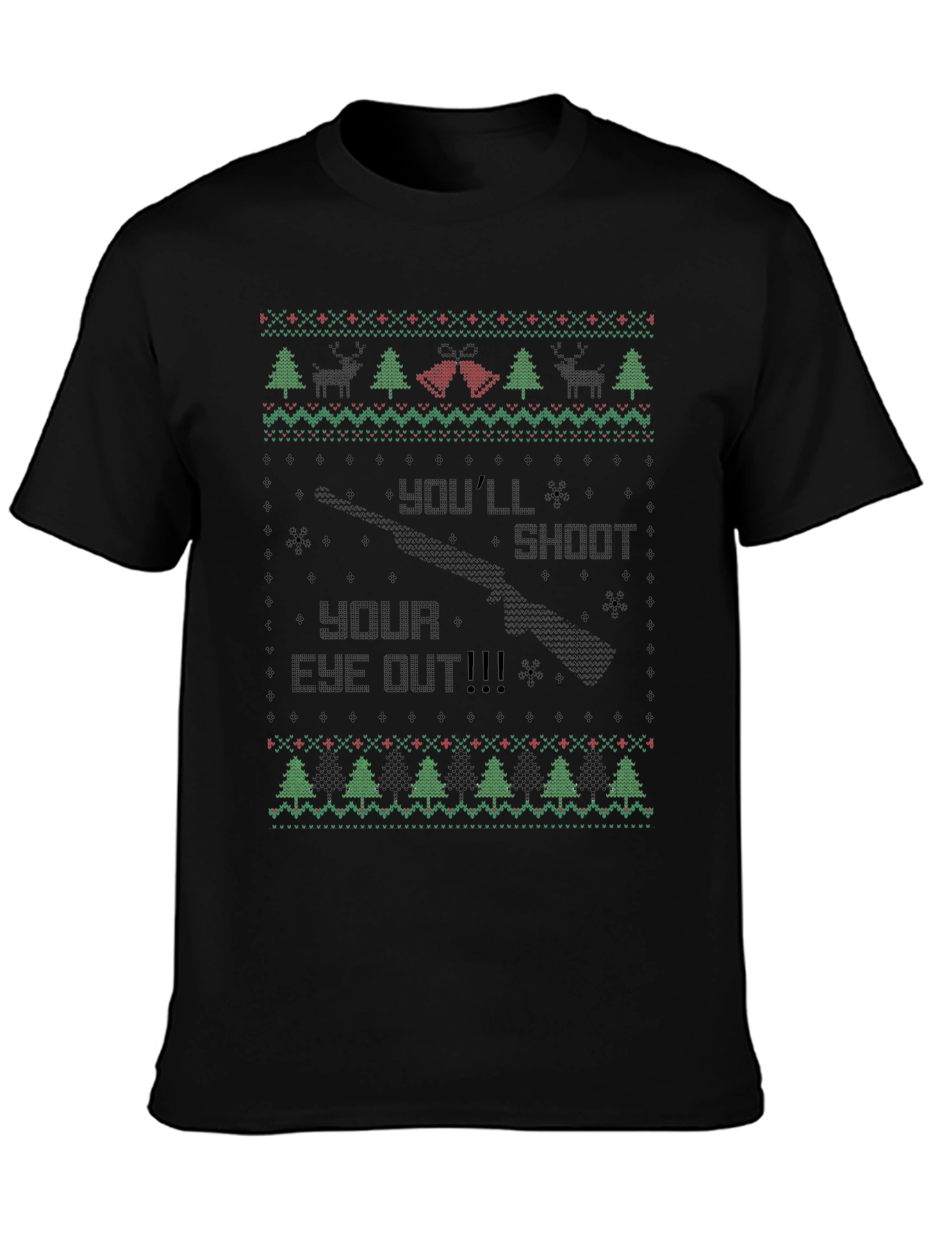 Festive Christmas T-Shirt: Youll Shoot Your Eye Out!
