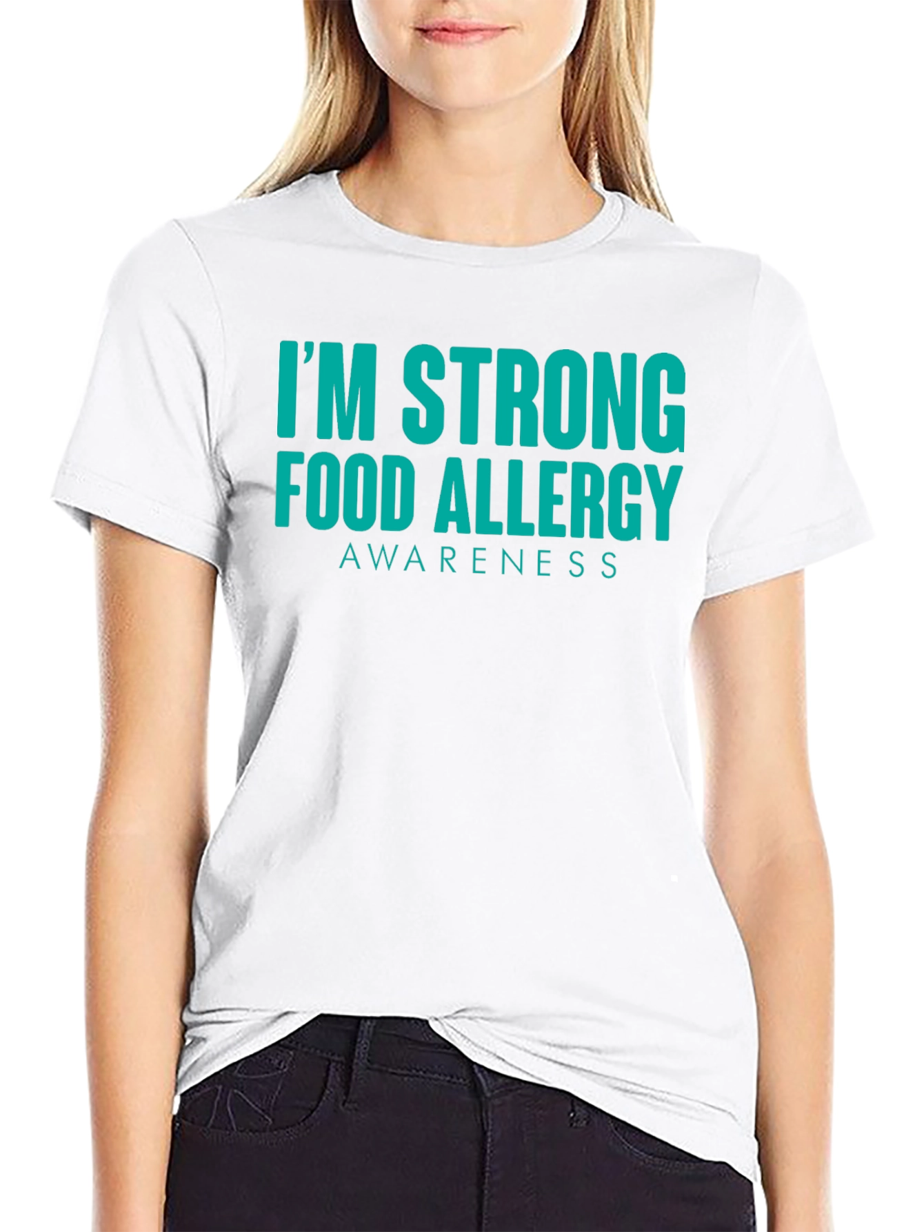 Food Allergy Awareness Strong T-Shirt
