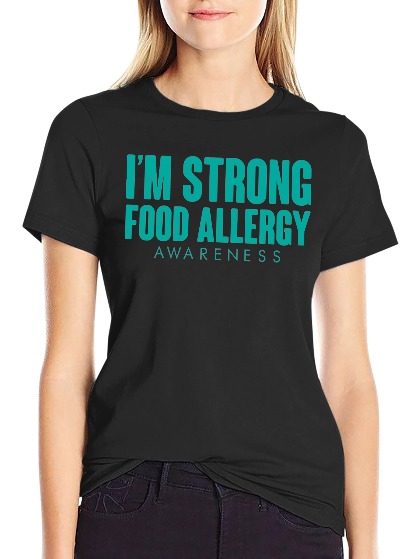 Food Allergy Awareness Strong T-Shirt