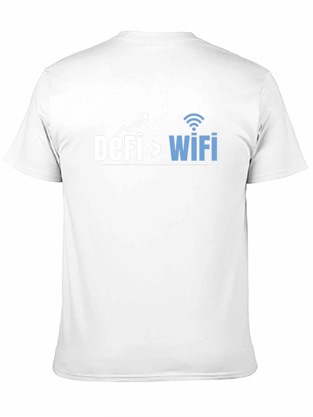 DeFi Over WiFi Crypto T-Shirt - Black Cotton Tee
