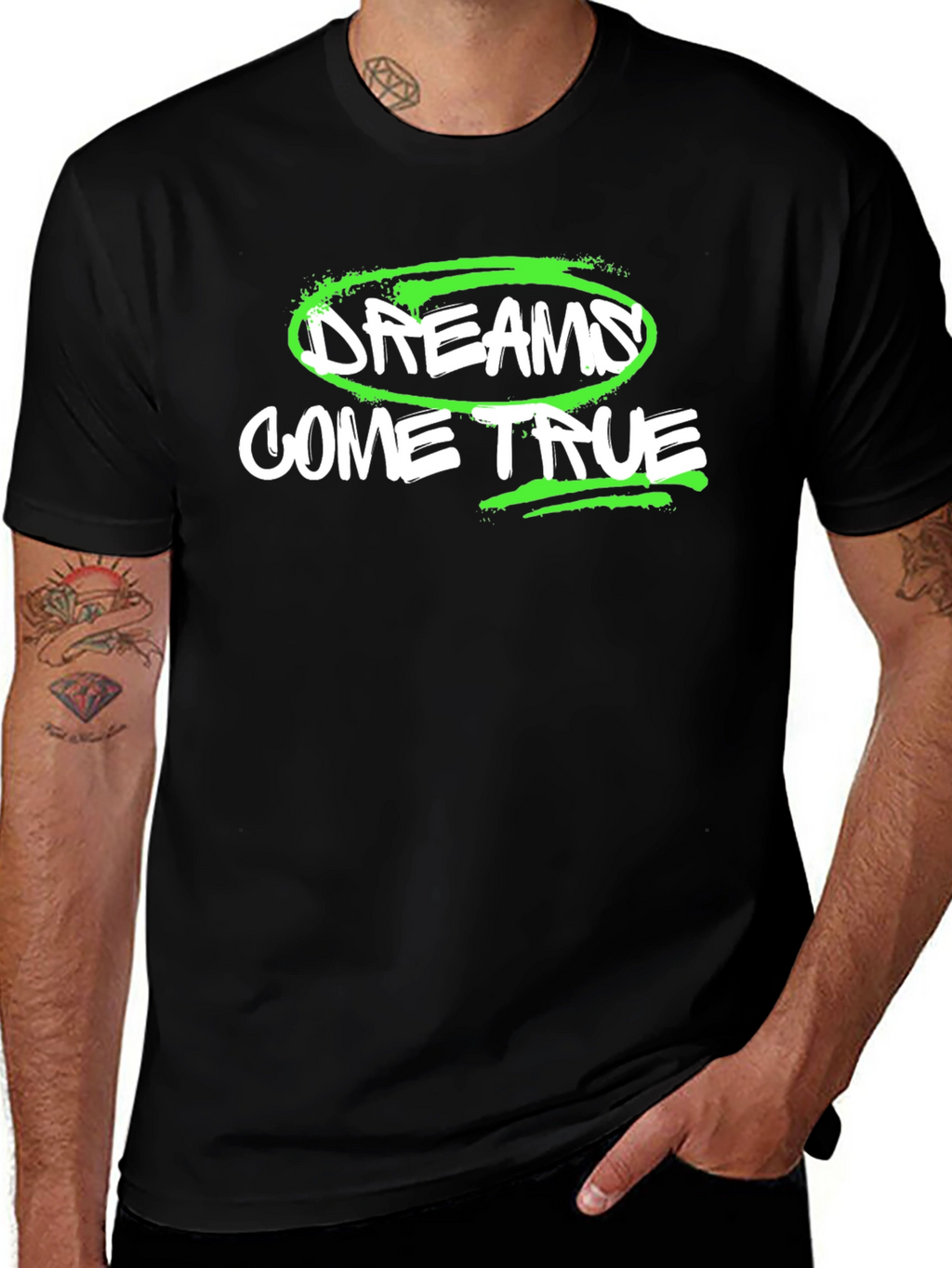 Dreams Come True Black T-Shirt