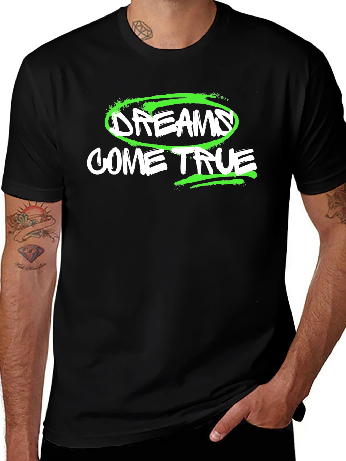 Dreams Come True Black T-Shirt