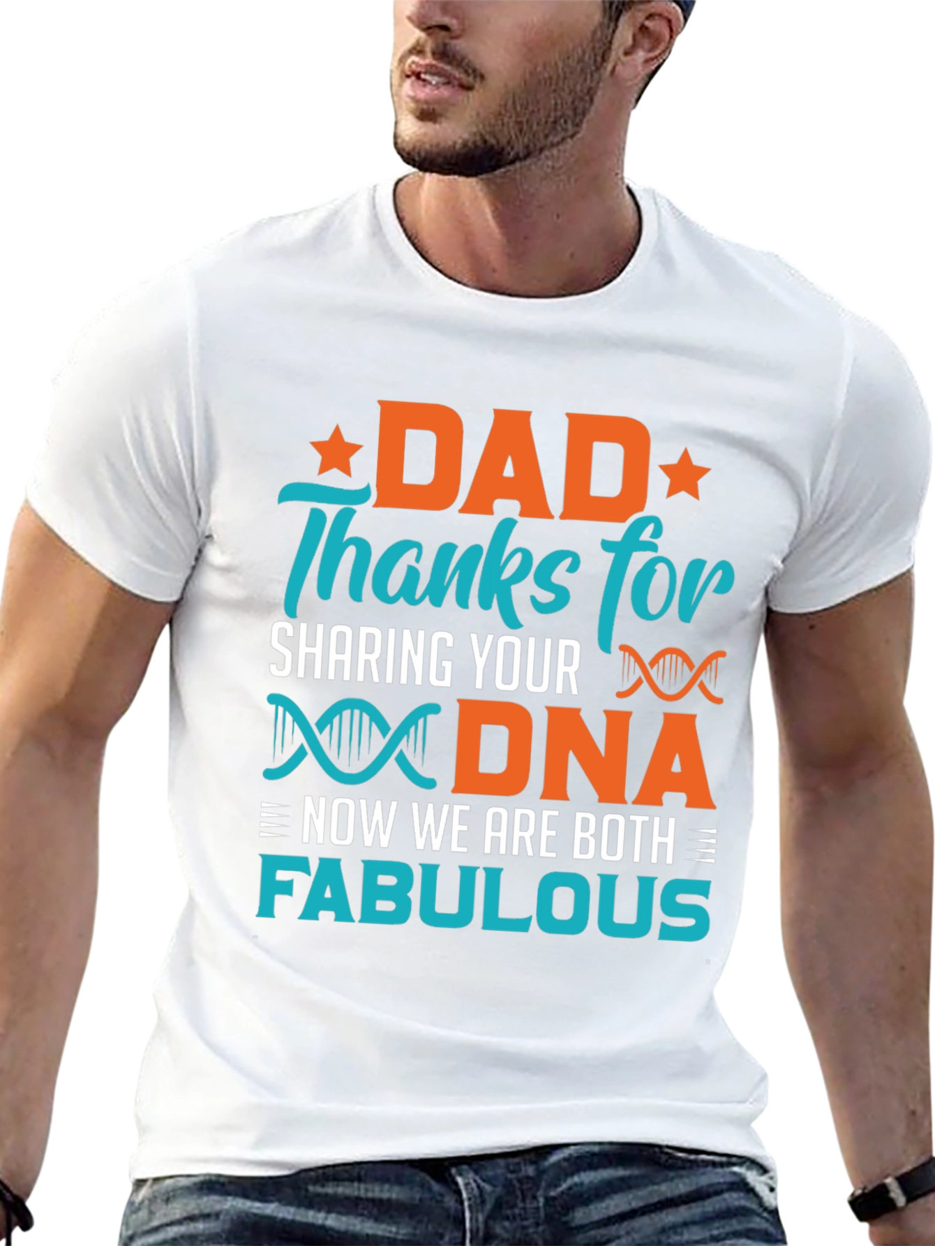 Dad DNA Fabulous T-Shirt