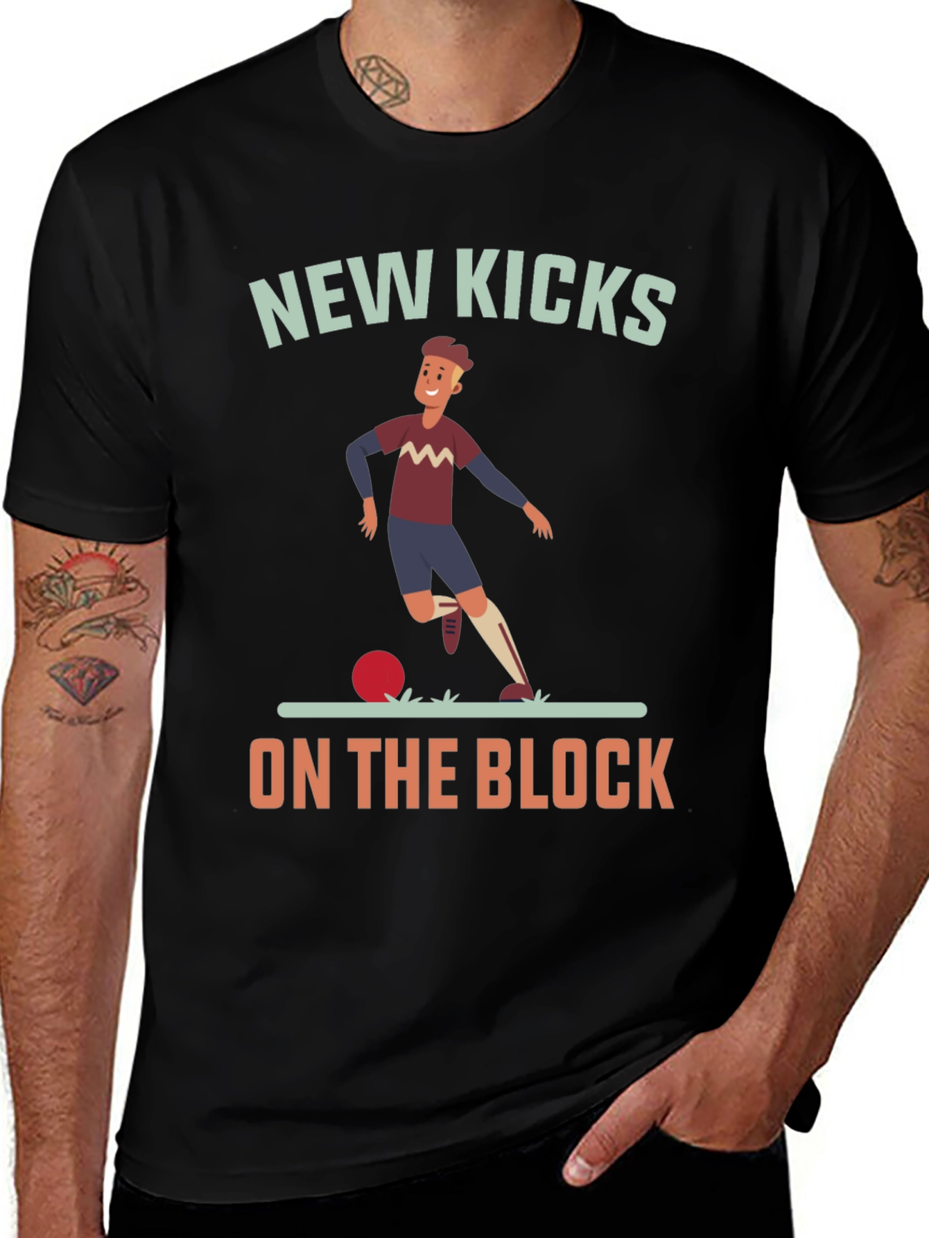New Kicks on the Block Graphic T-Shirt