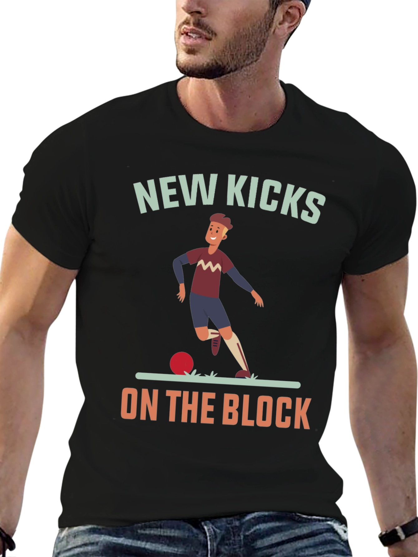 New Kicks on the Block Graphic T-Shirt