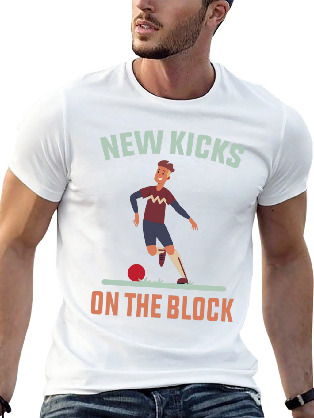 New Kicks on the Block Graphic T-Shirt
