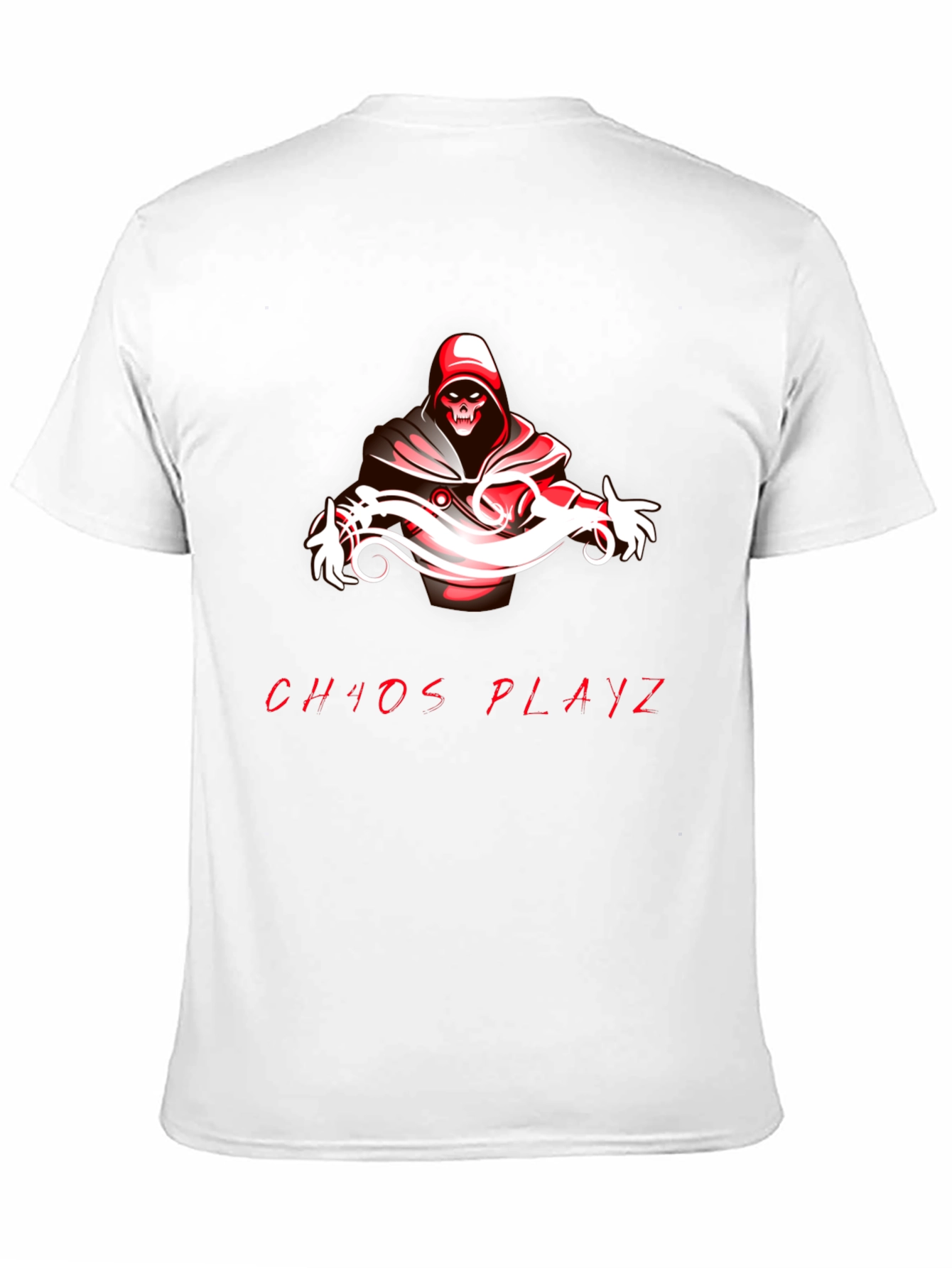 Chaos Playz Graphic Tee - Black Cotton Blend