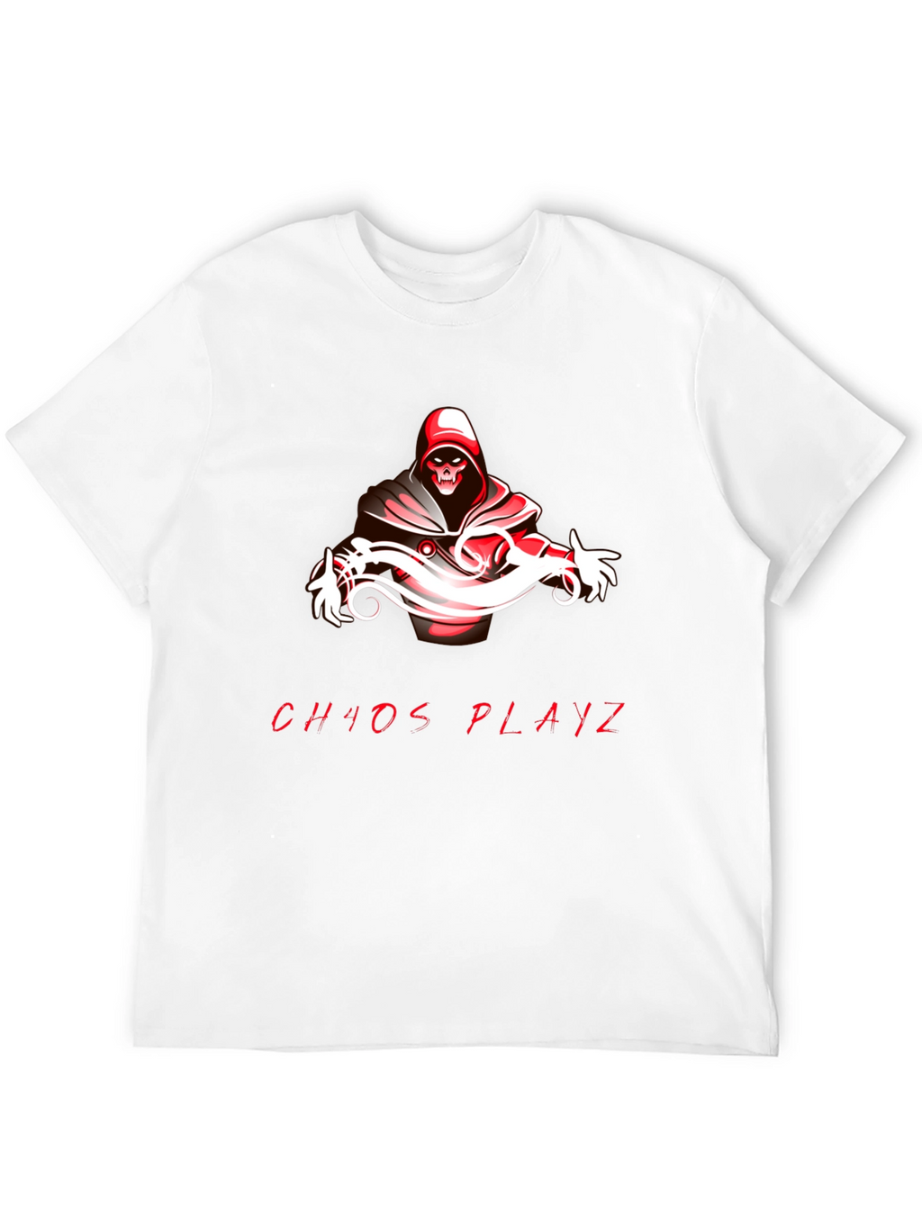Chaos Playz Graphic Tee - Black Cotton Blend