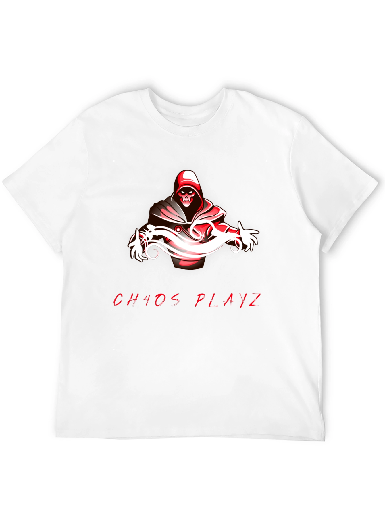 Chaos Playz Graphic Tee - Black Cotton Blend