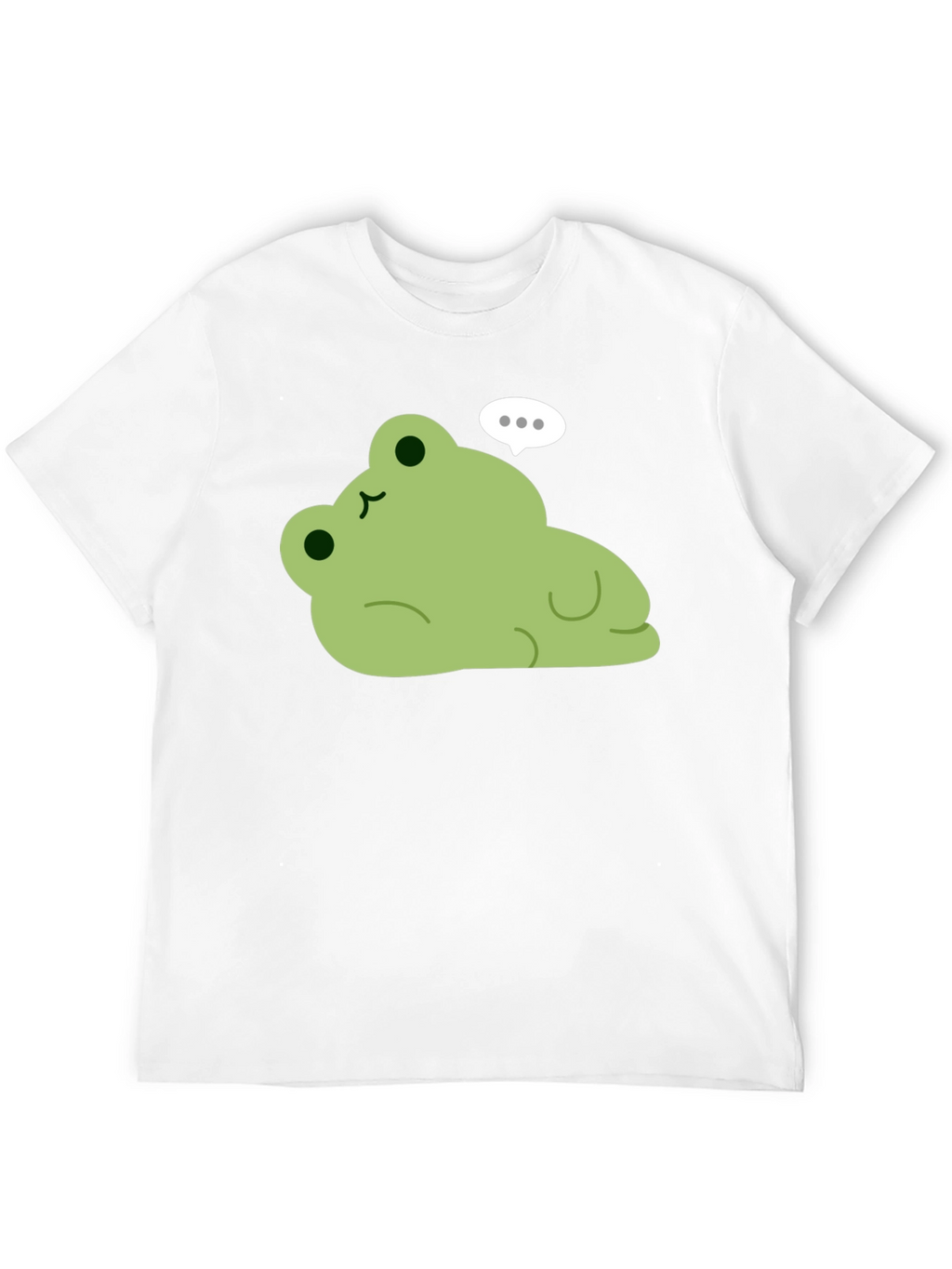 Cute Frog Graphic Black T-Shirt