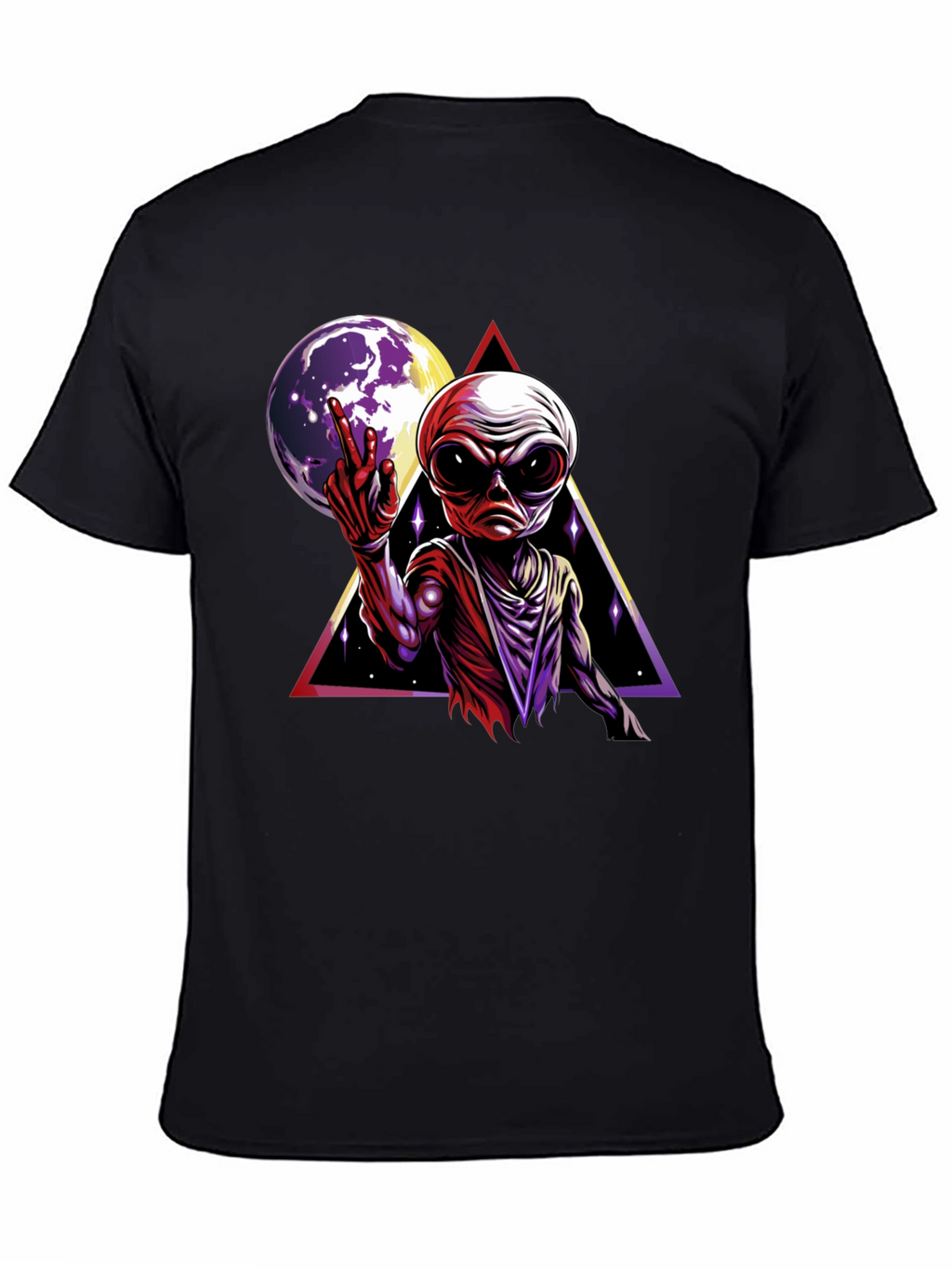 Alien Moon Graphic T-Shirt