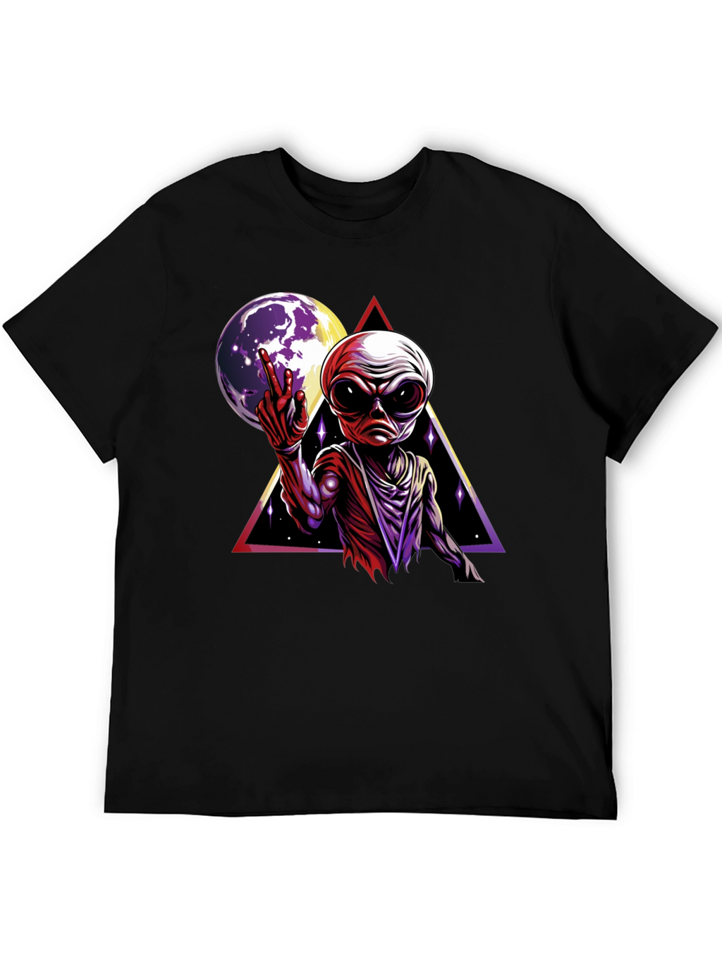 Alien Moon Graphic T-Shirt