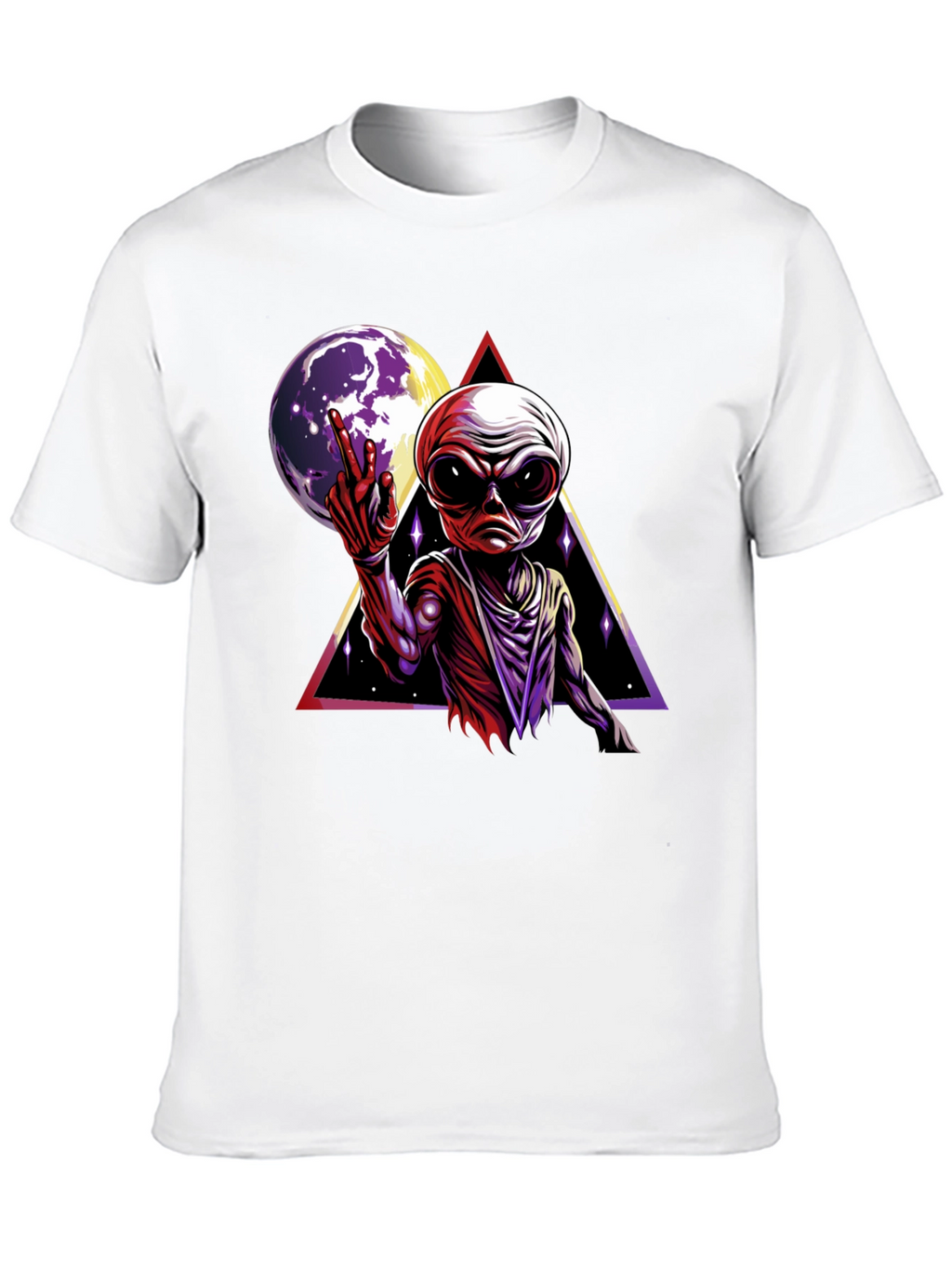 Alien Moon Graphic T-Shirt