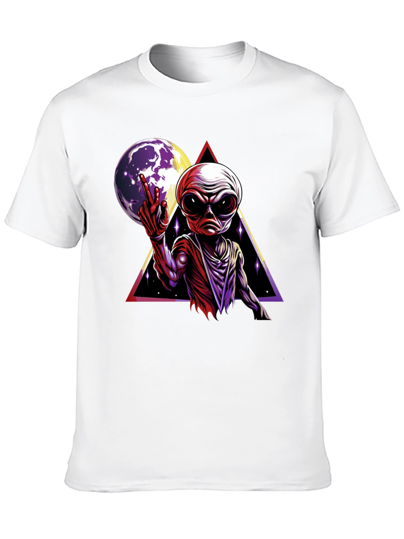 Alien Moon Graphic T-Shirt