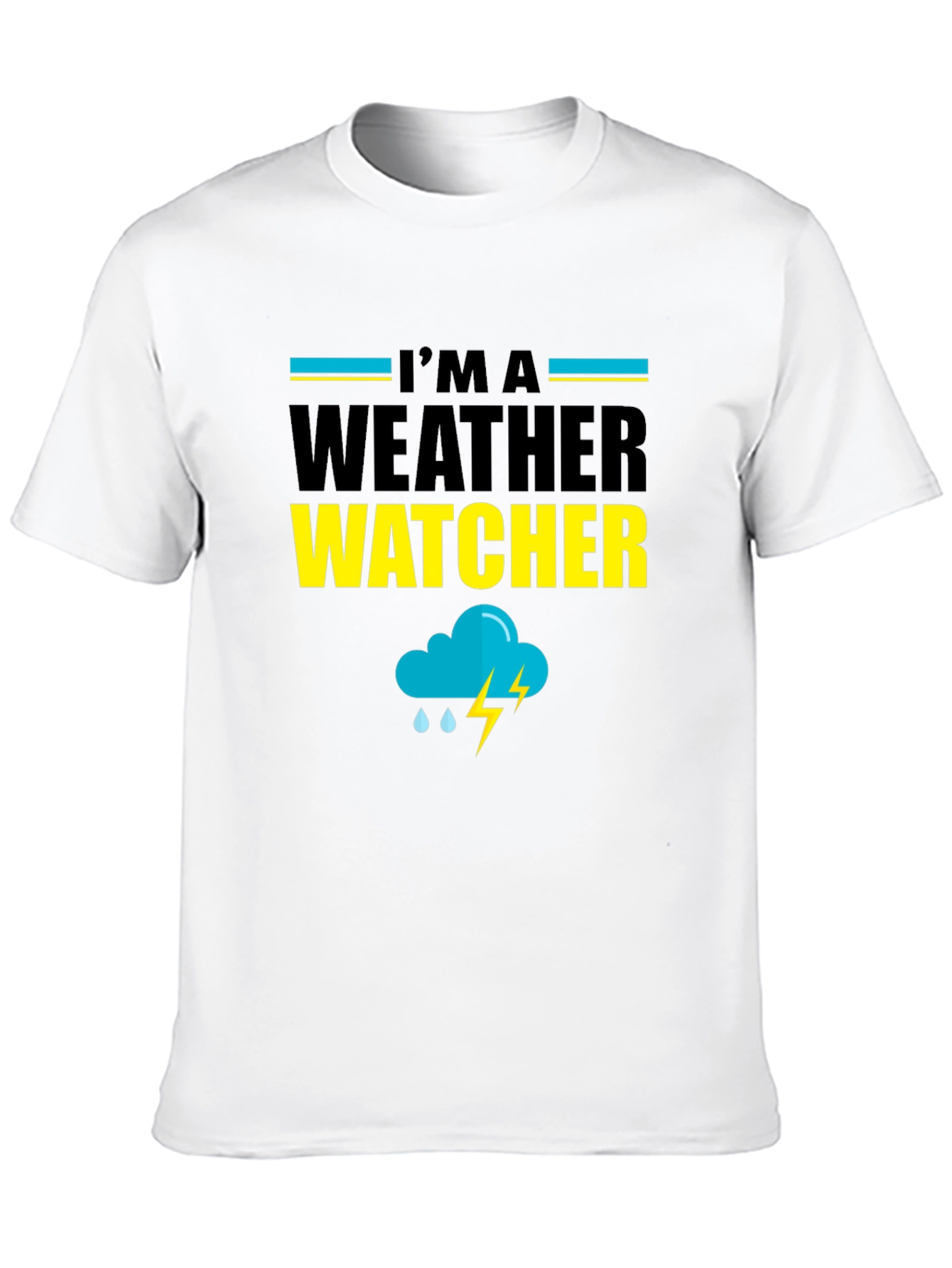 Im A Weather Watcher Black T-Shirt