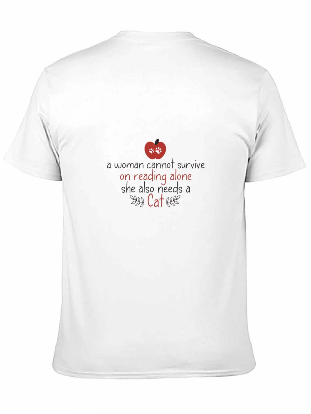 Reading & Cats T-Shirt - Novelty Tee