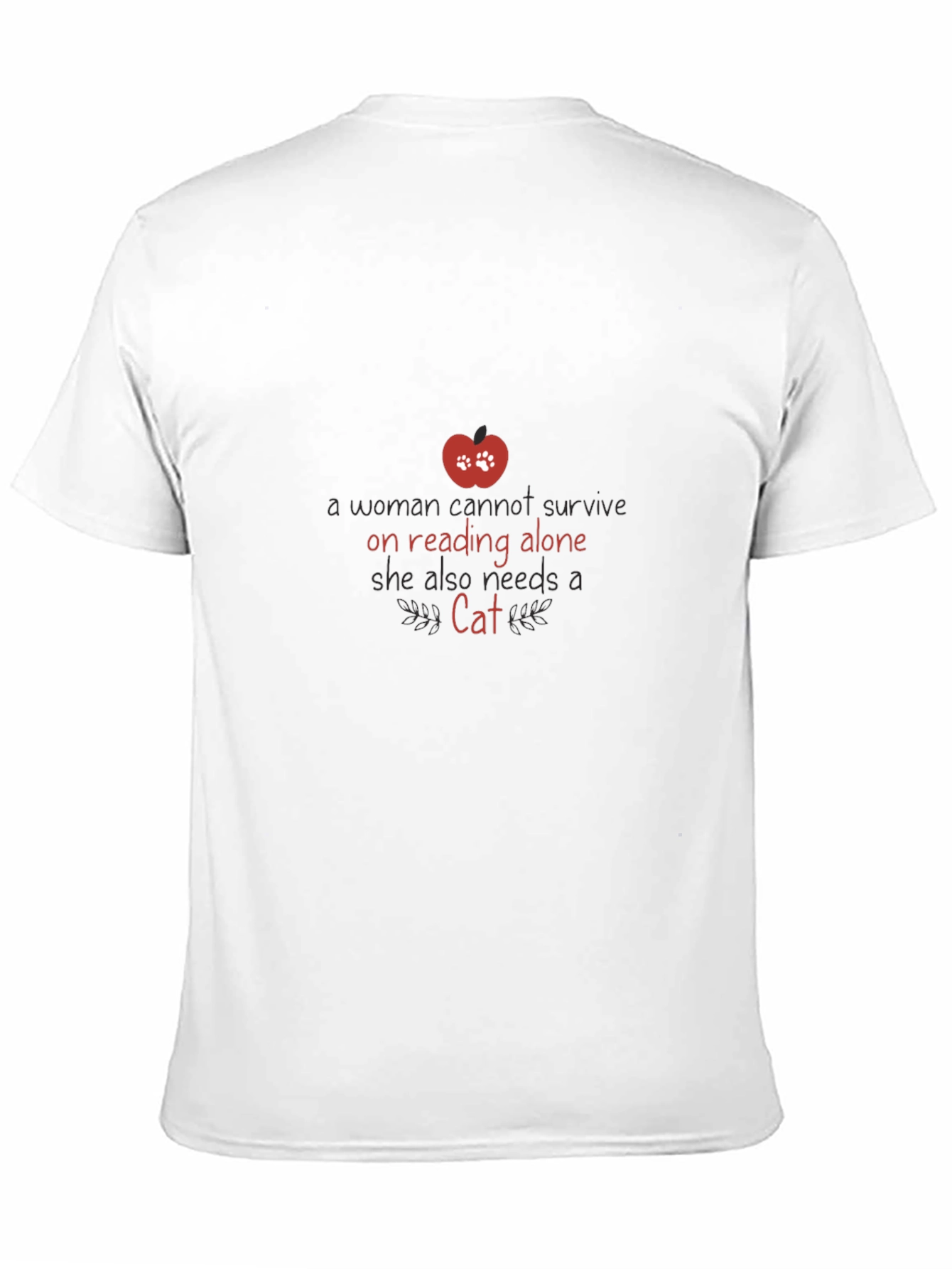 Reading & Cats T-Shirt - Novelty Tee