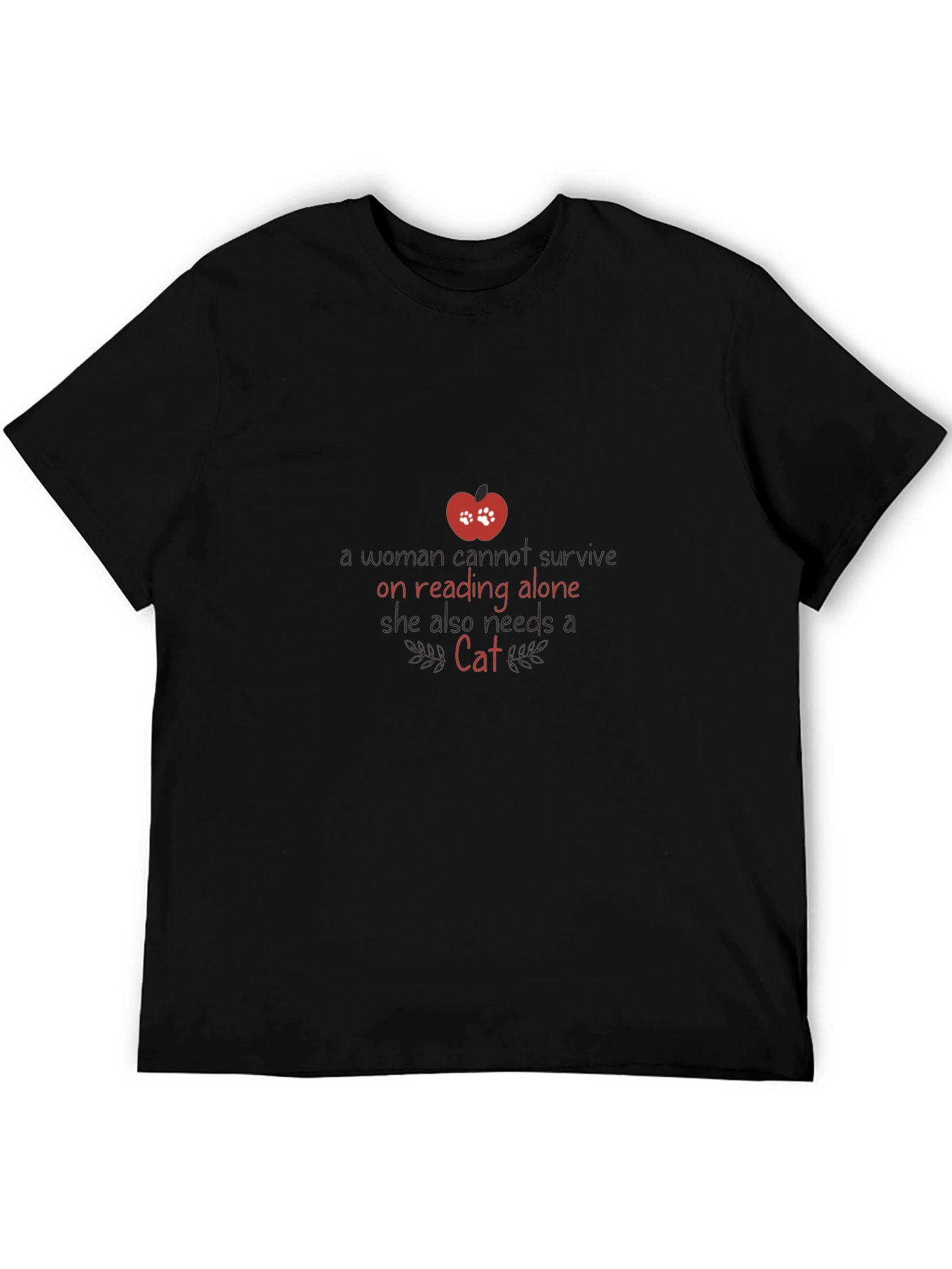 Reading & Cats T-Shirt - Novelty Tee