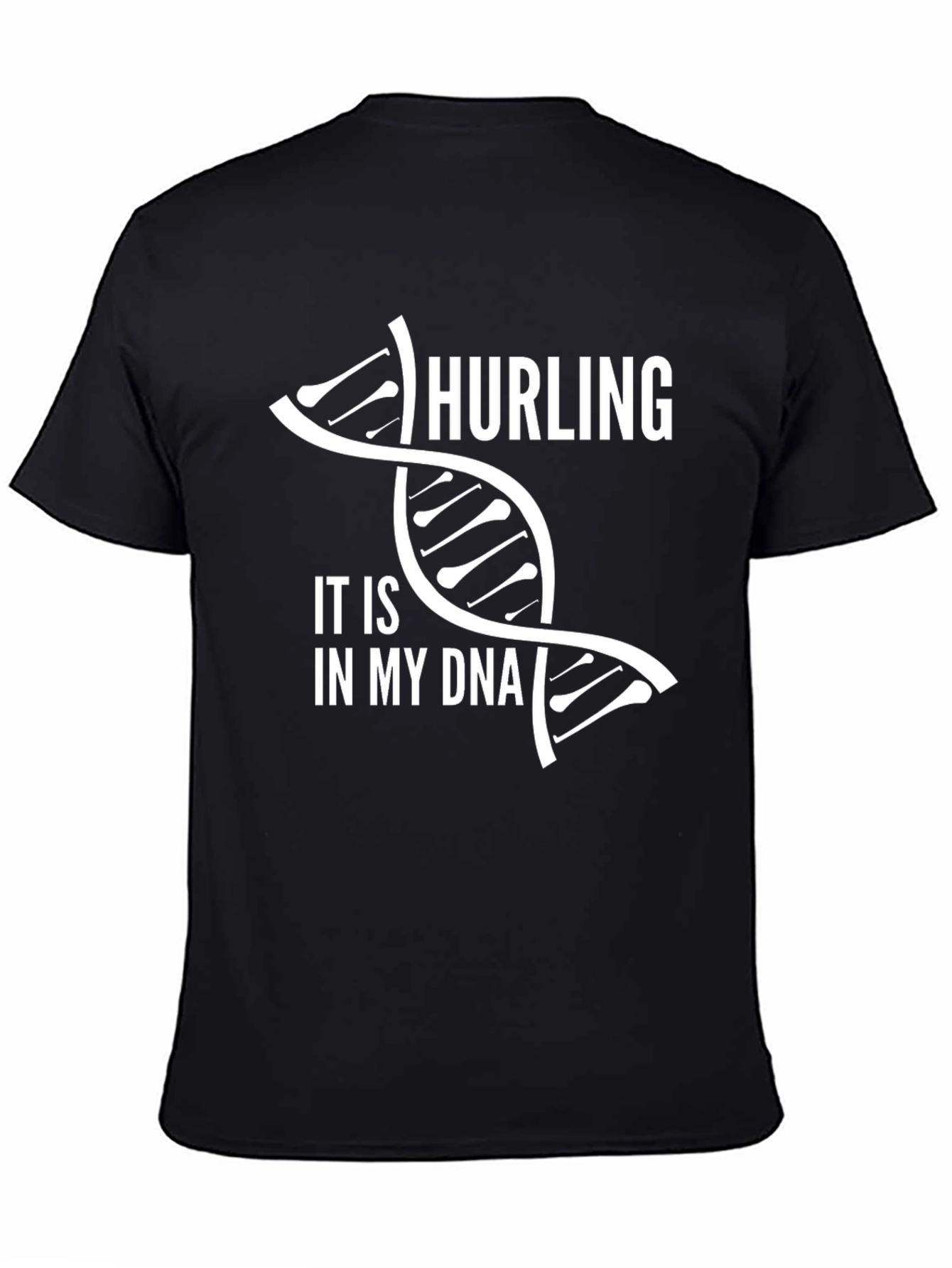 Hurling In My DNA Black T-Shirt - Sporty Style
