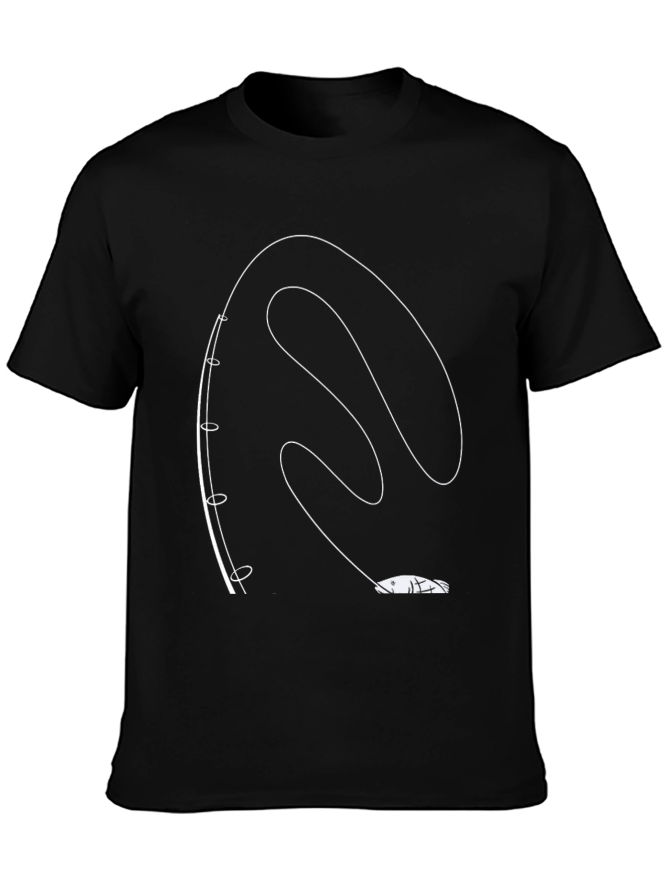 Fishing Pole T-Shirt - Unique Angler Design