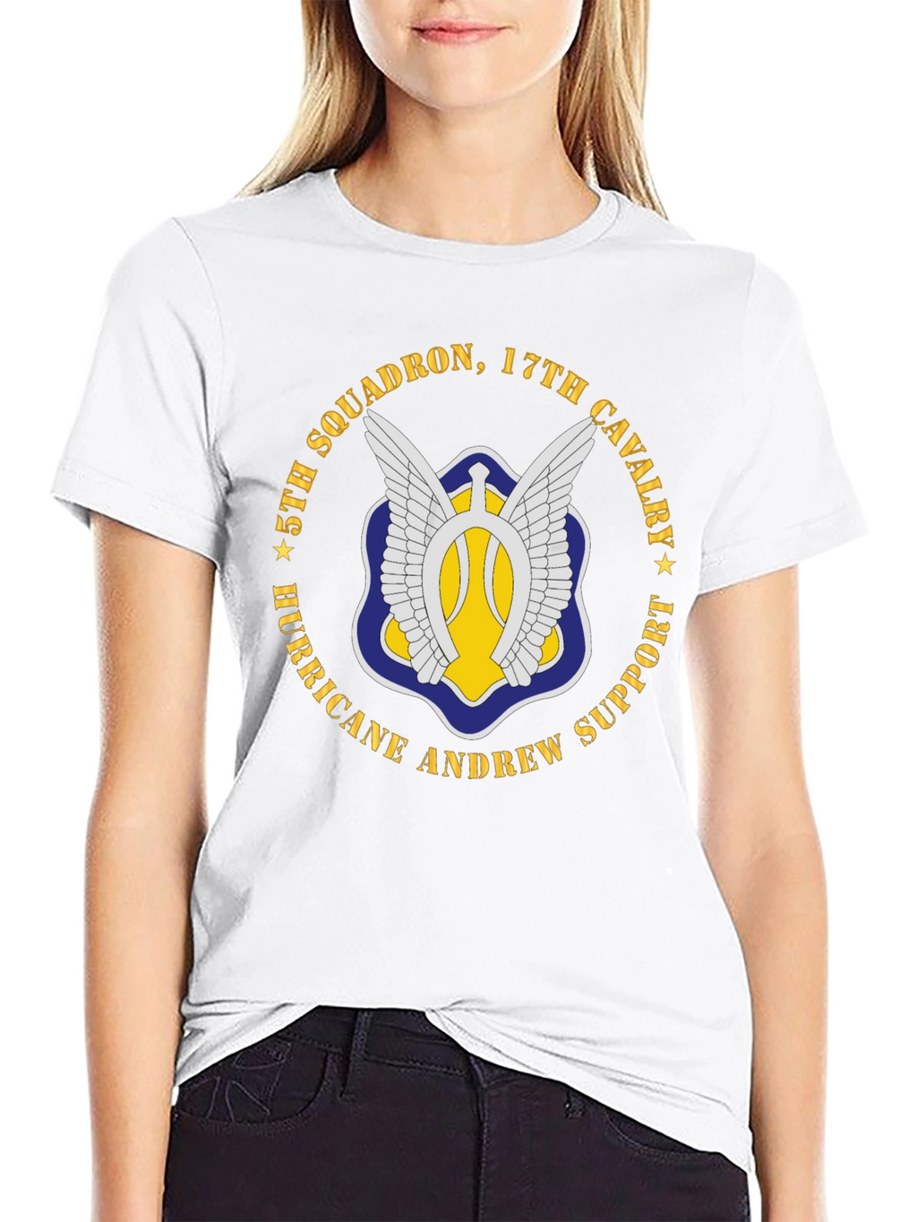5th Squadron 17th Cavalry Hurricane Support T-Shirt