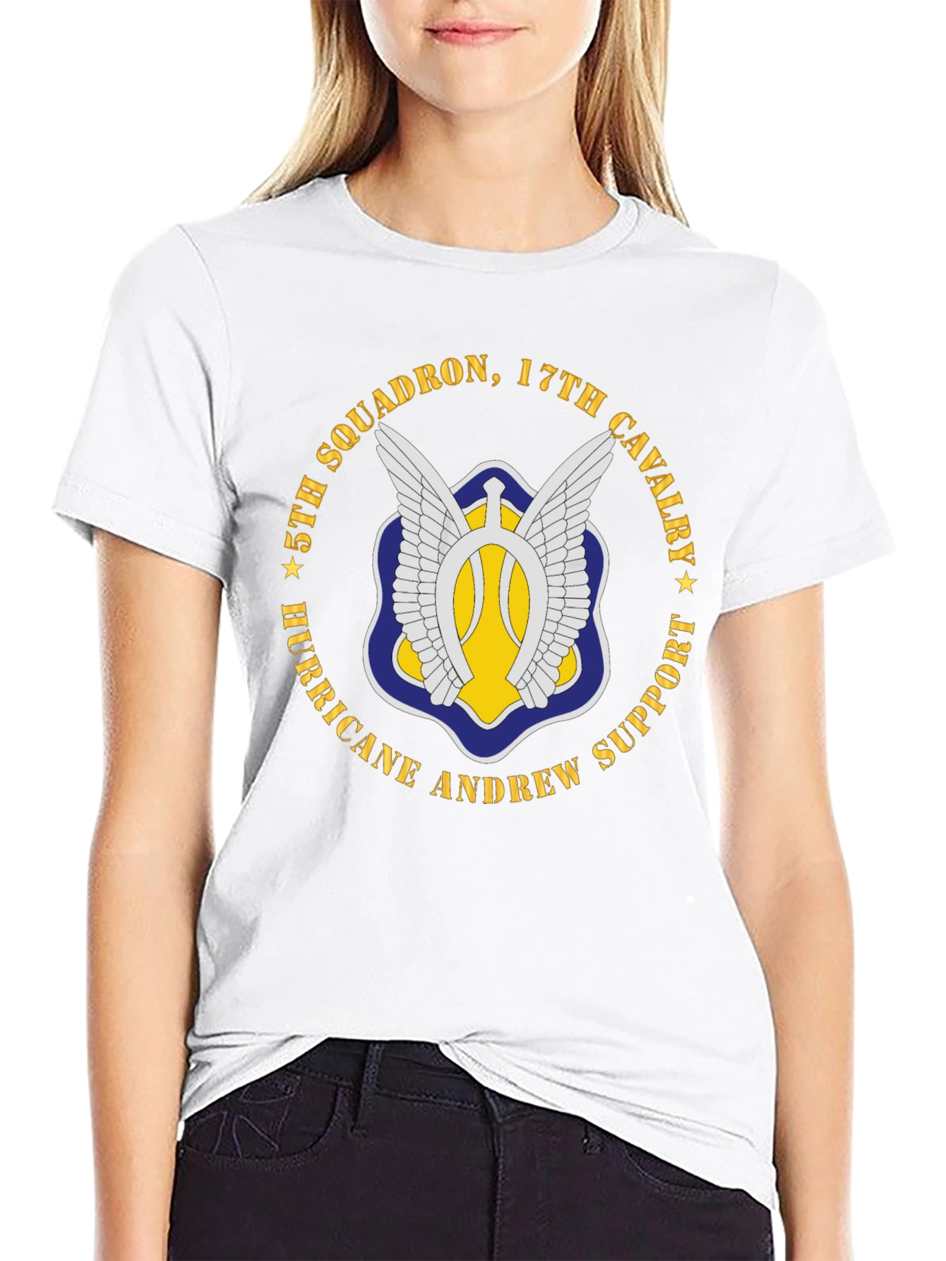 5th Squadron 17th Cavalry Hurricane Support T-Shirt