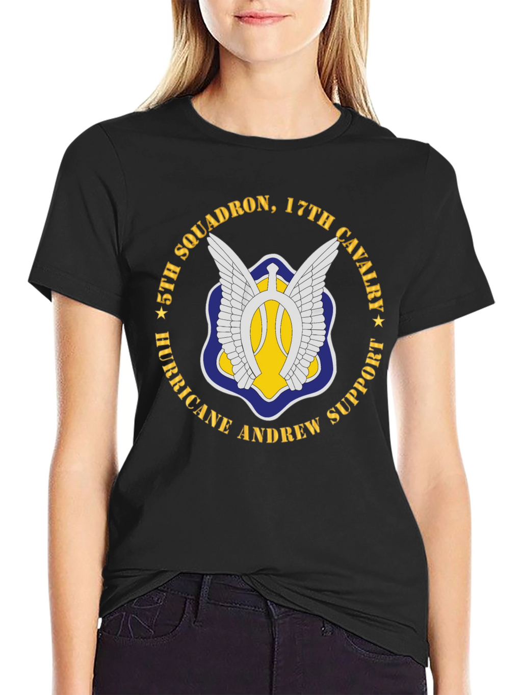 5th Squadron 17th Cavalry Hurricane Support T-Shirt
