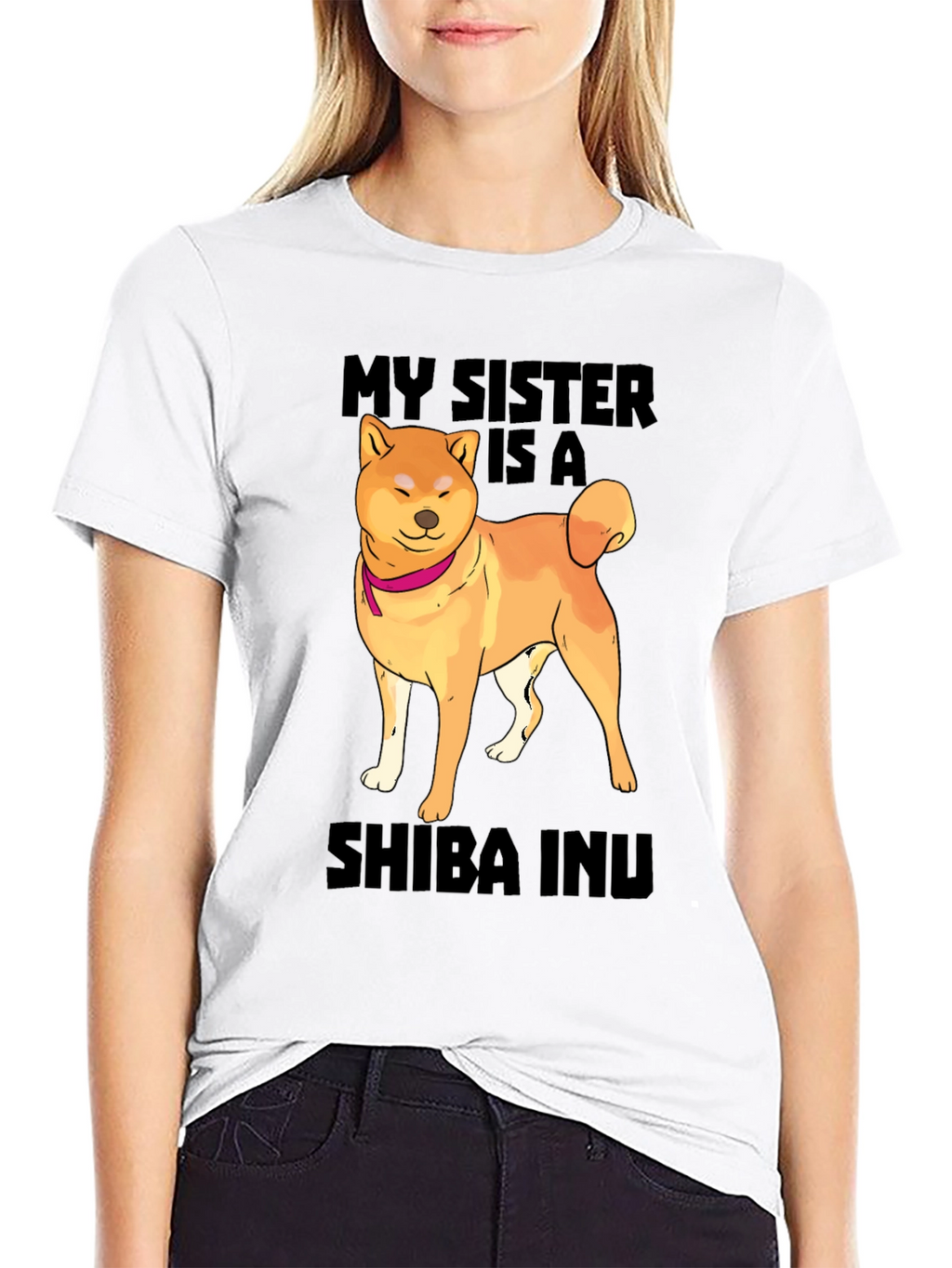 My Sister Is a Shiba Inu T-Shirt