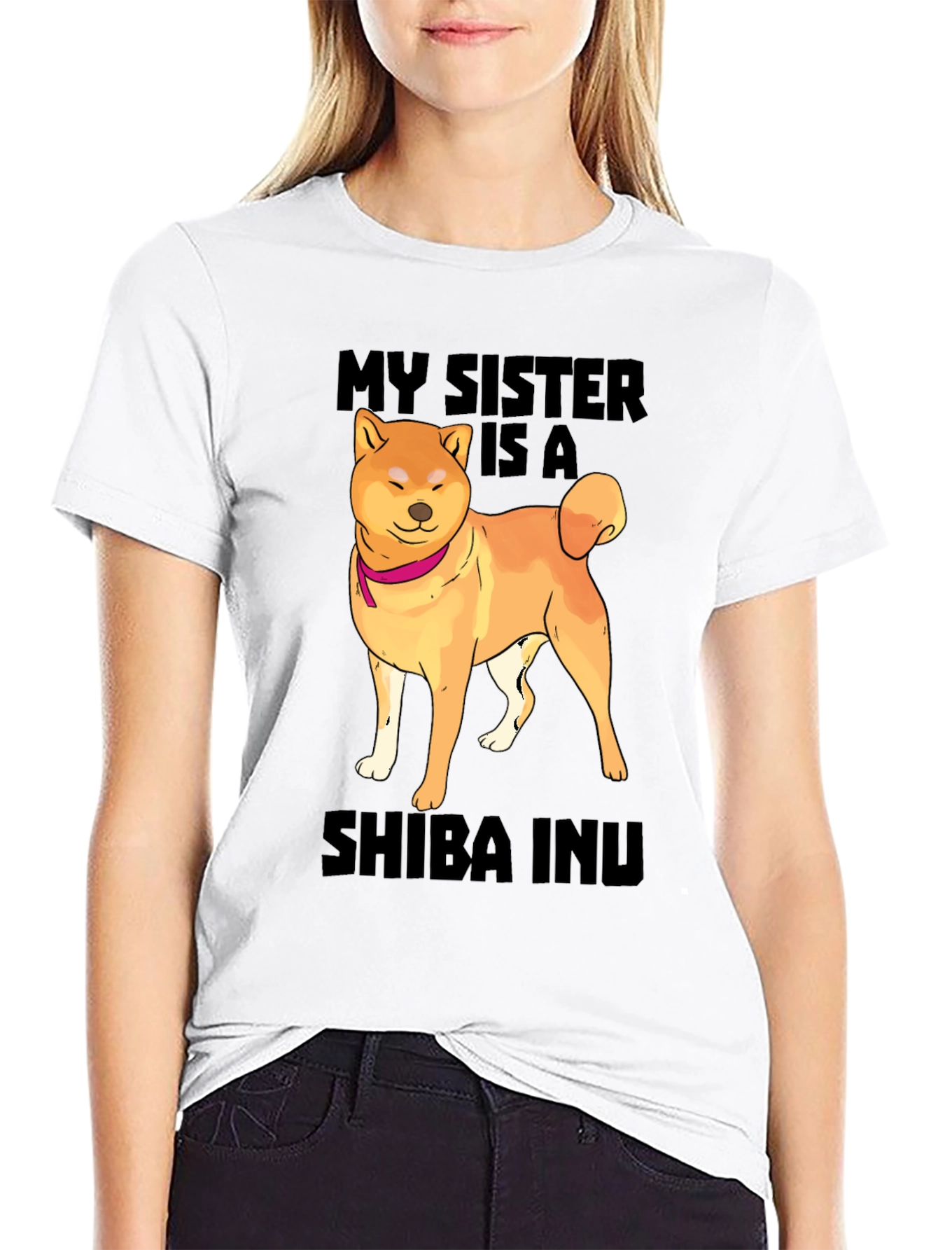 My Sister Is a Shiba Inu T-Shirt