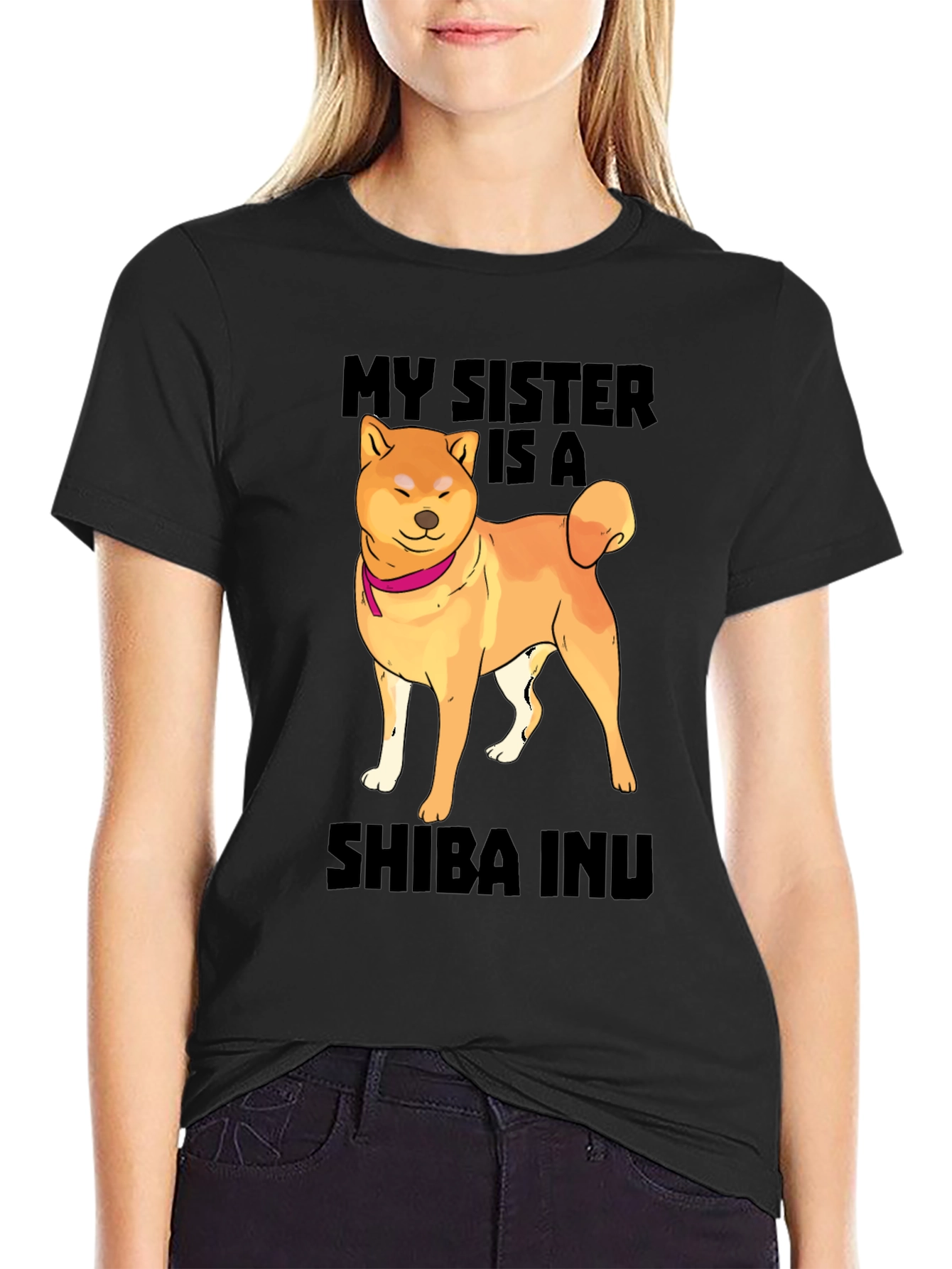 My Sister Is a Shiba Inu T-Shirt