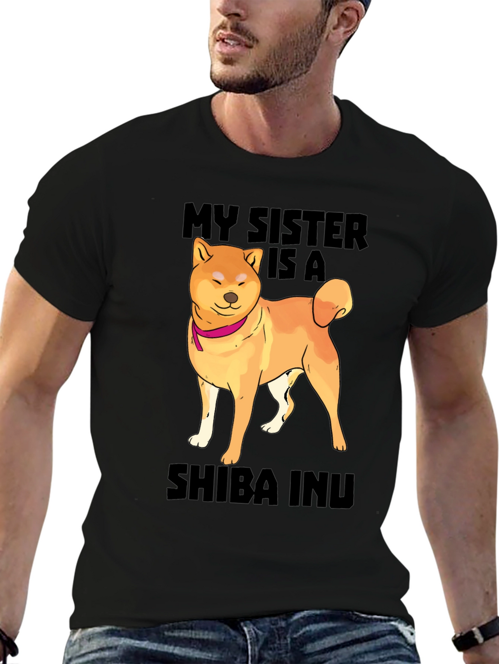 My Sister Is a Shiba Inu T-Shirt