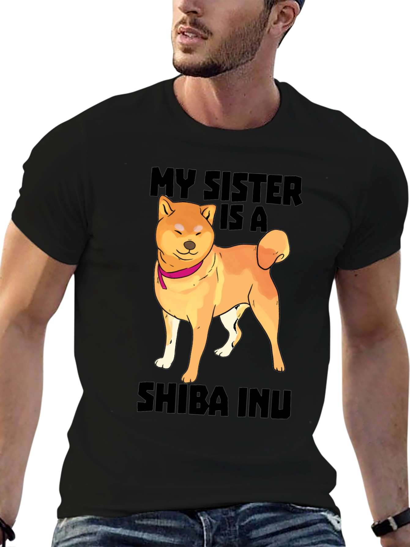 My Sister Is a Shiba Inu T-Shirt