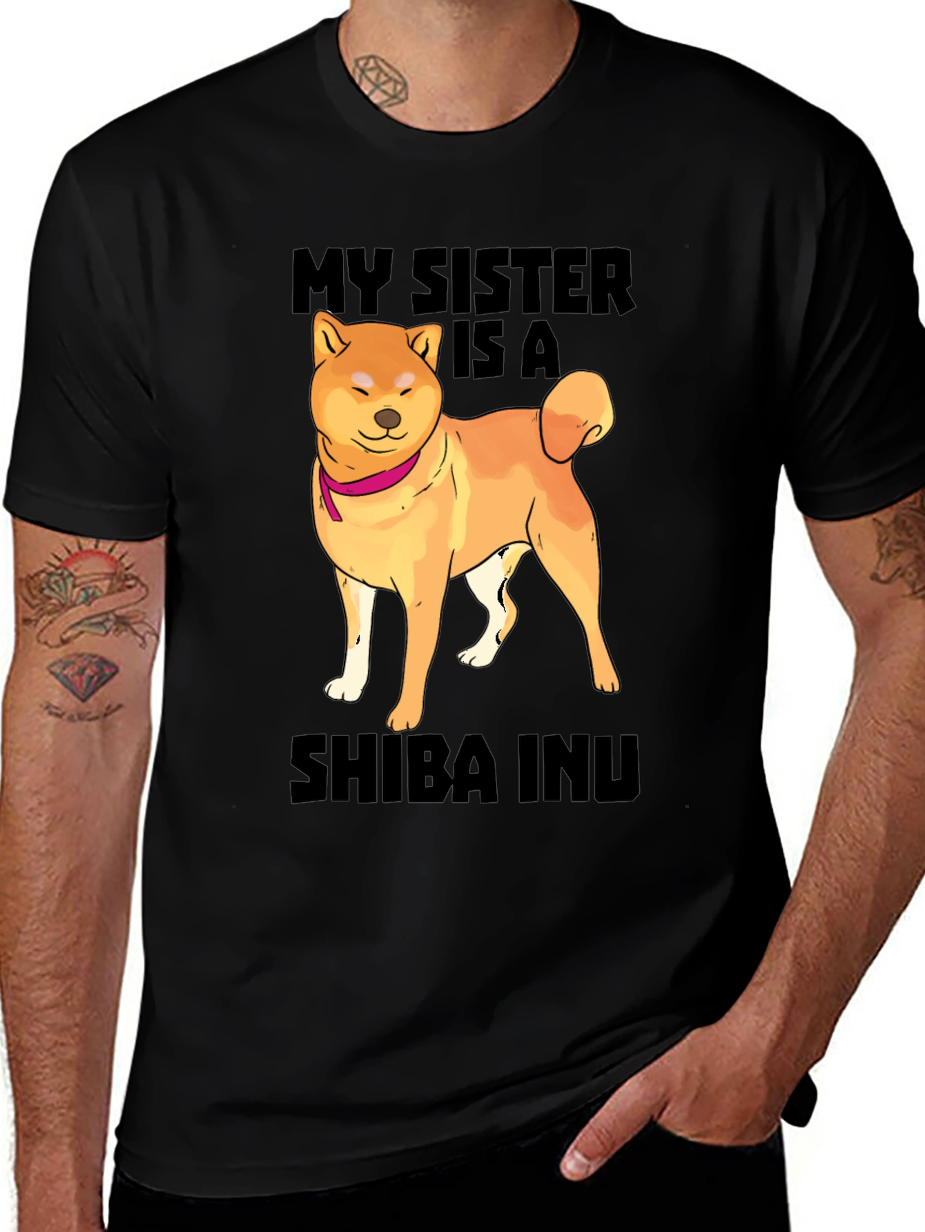 My Sister Is a Shiba Inu T-Shirt