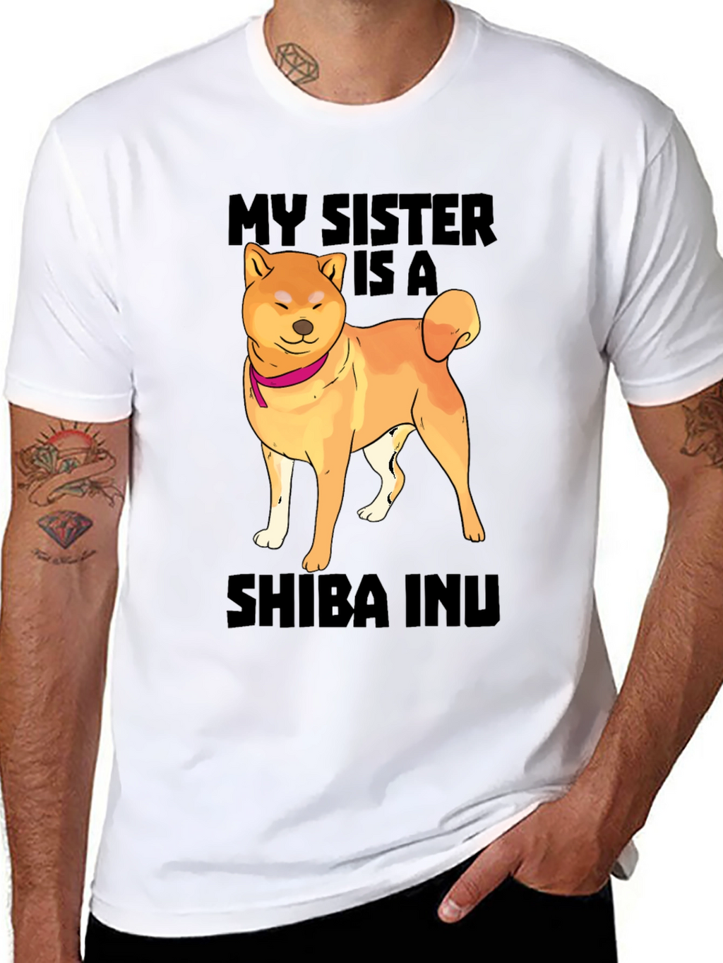 My Sister Is a Shiba Inu T-Shirt